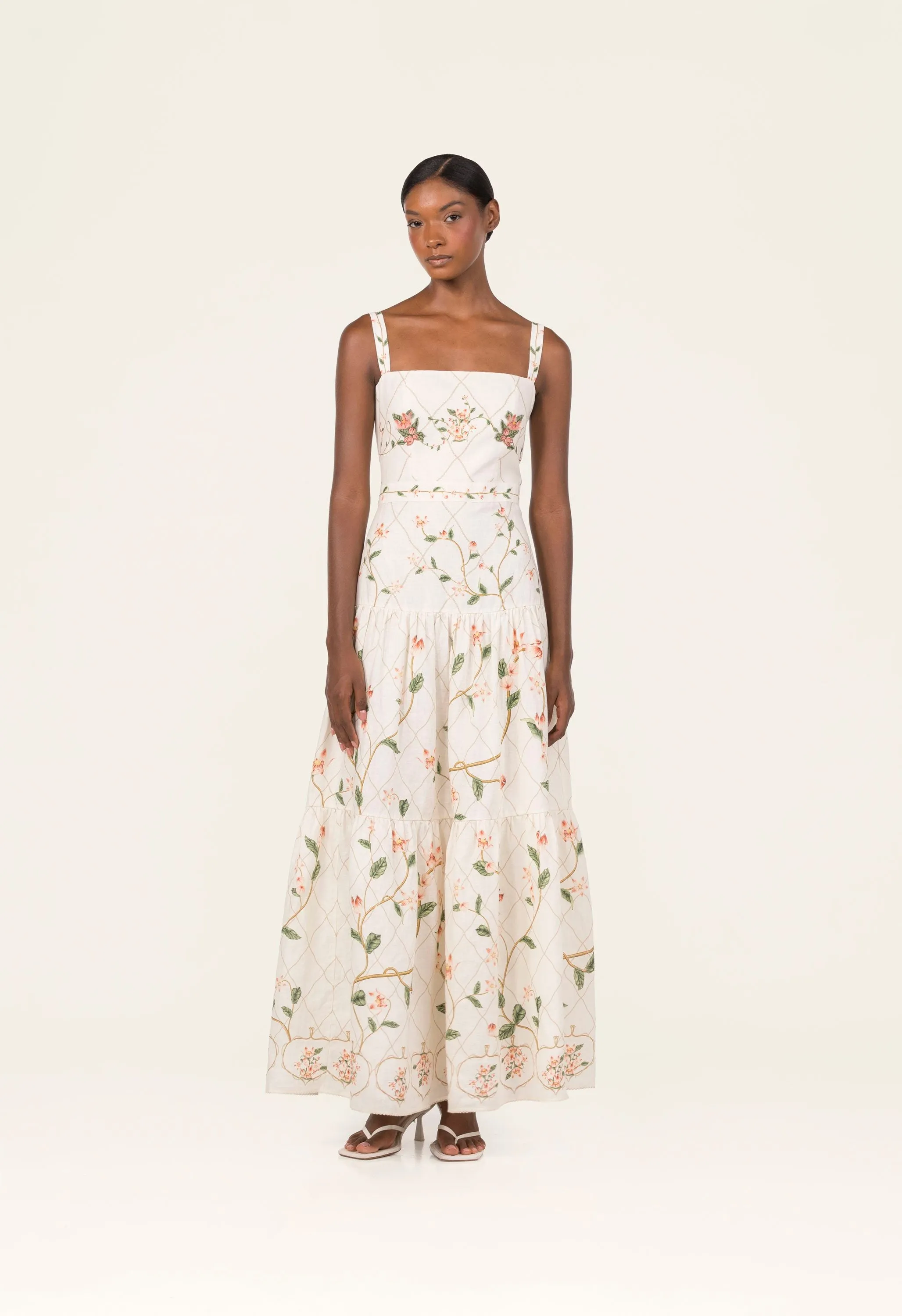 Lima Navegante Maxi Dress sold by AGUA by Agua Bendita product image thumbnail 5