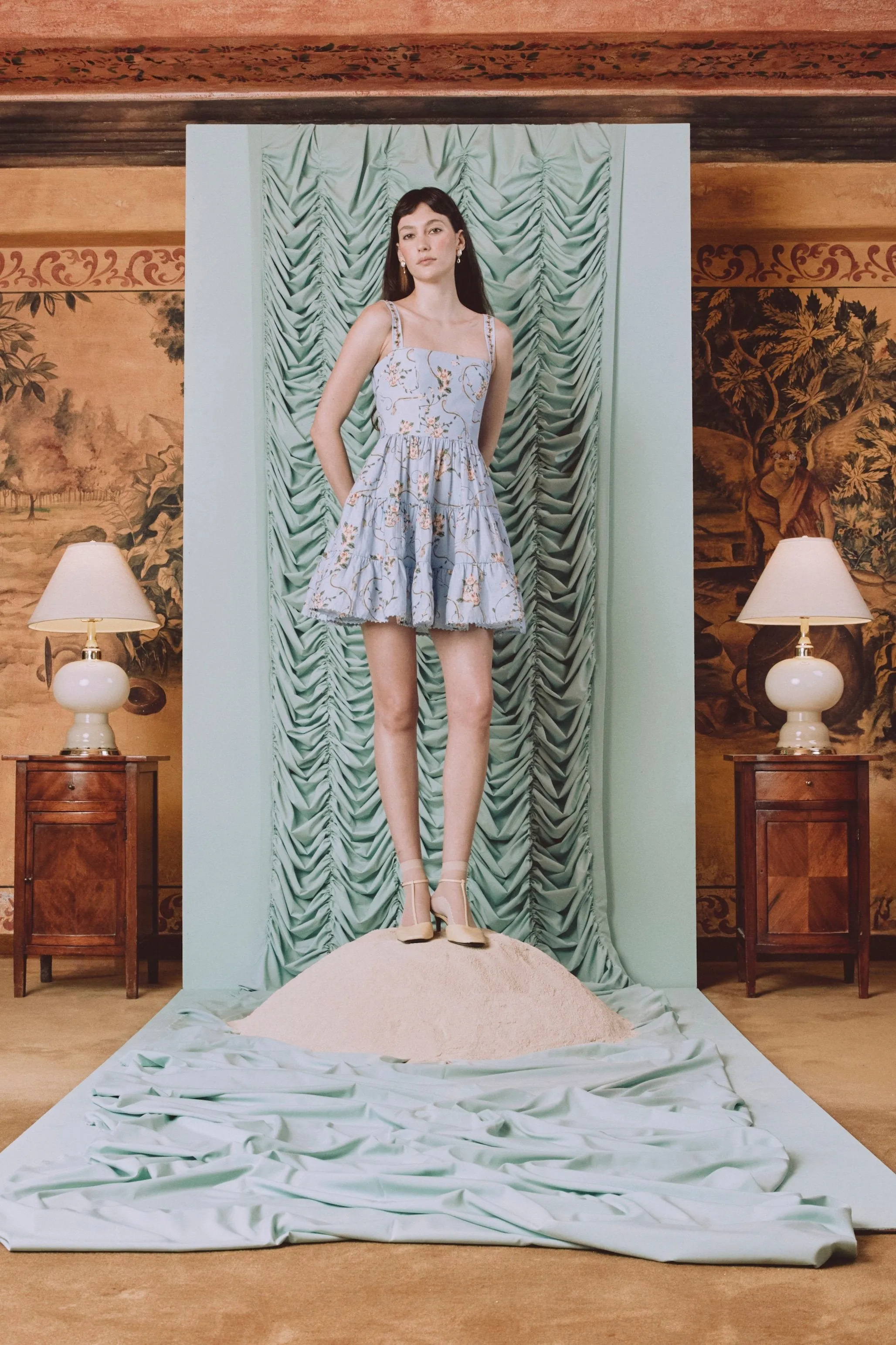 Lima Mini Navegante Mini Dress sold by AGUA by Agua Bendita product image thumbnail 3