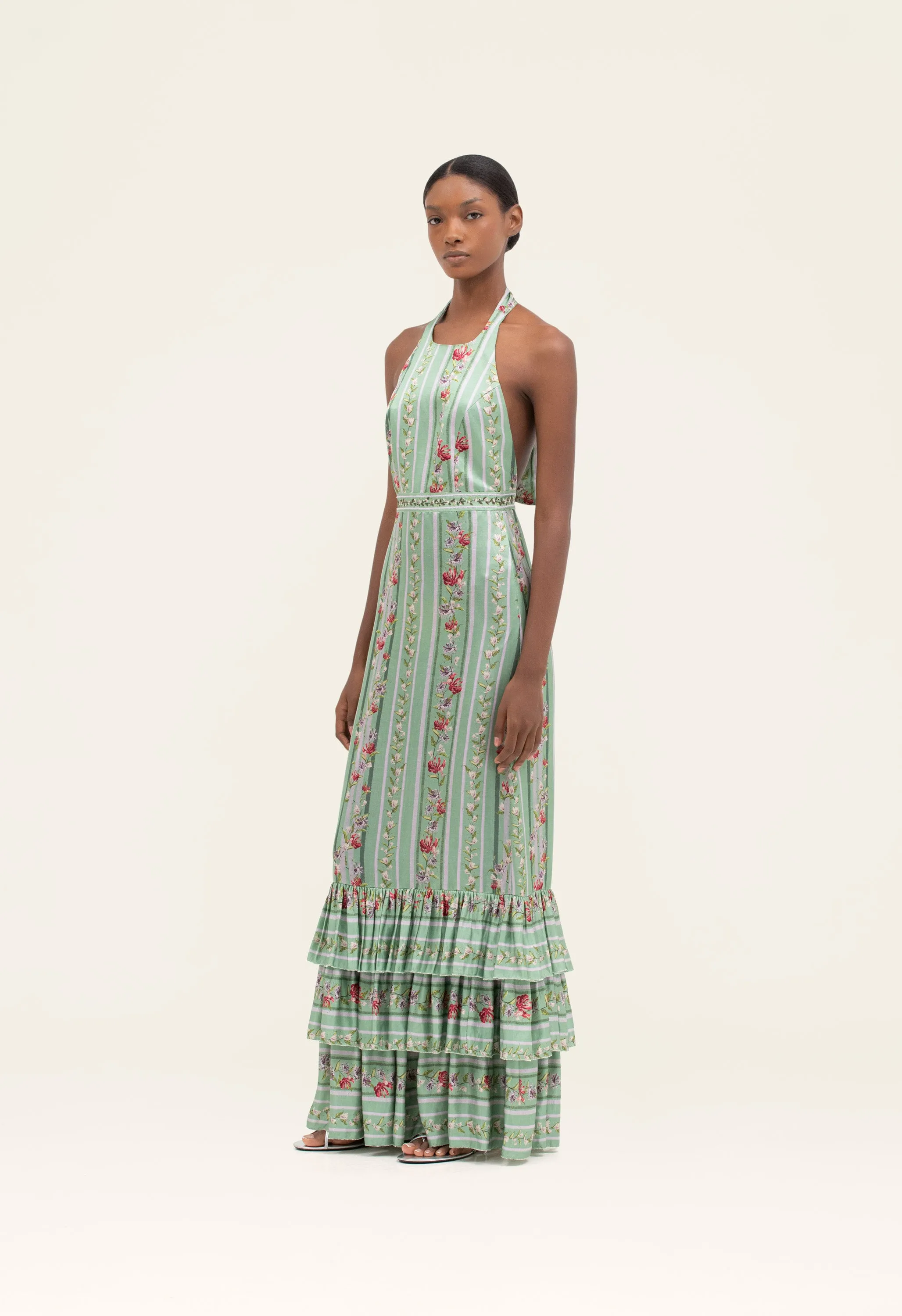 Magnolia Honeysuckle Maxi Dress sold by AGUA by Agua Bendita product image thumbnail 3