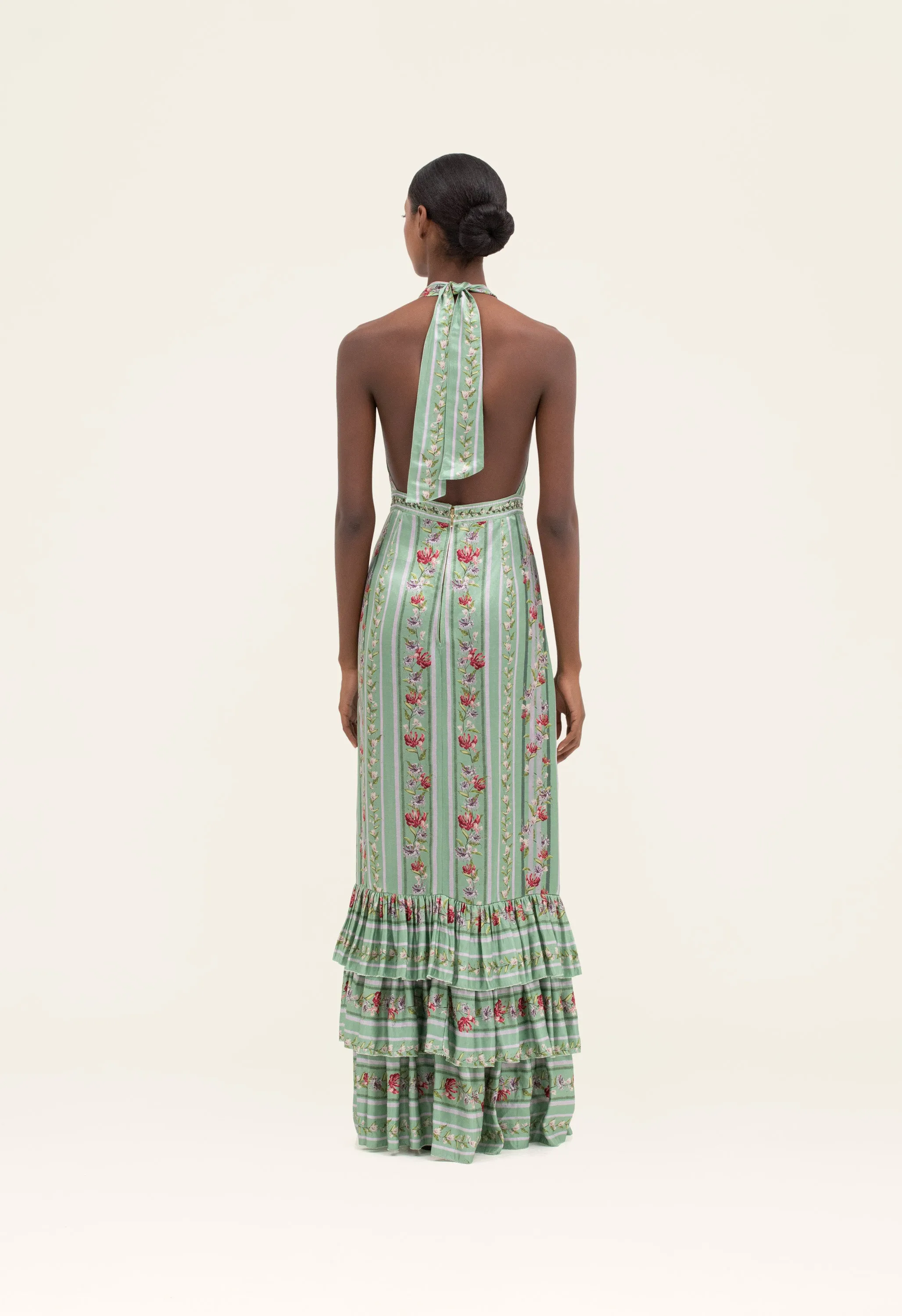 Magnolia Honeysuckle Maxi Dress sold by AGUA by Agua Bendita product image thumbnail 4