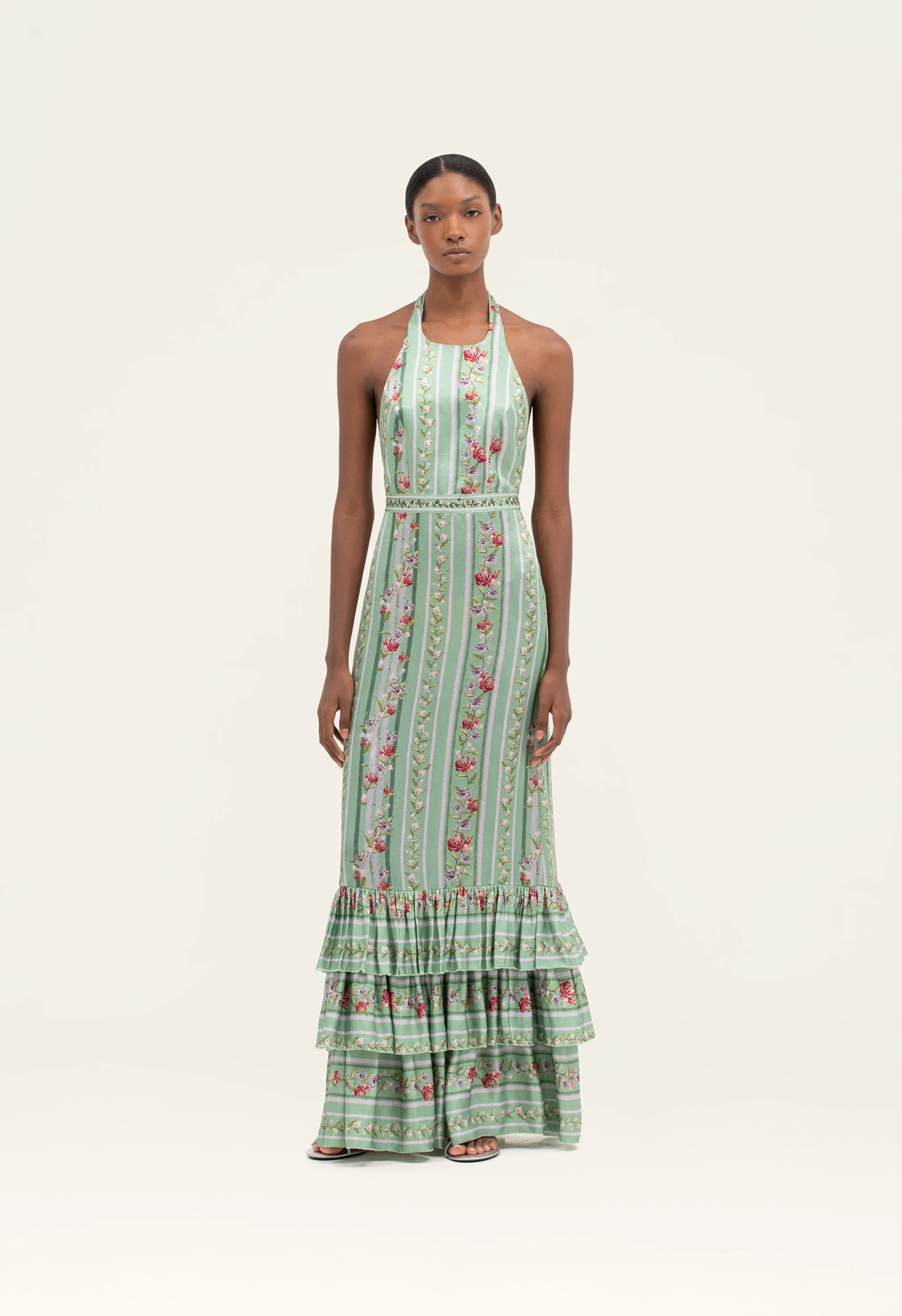 Magnolia Honeysuckle Maxi Dress sold by AGUA by Agua Bendita