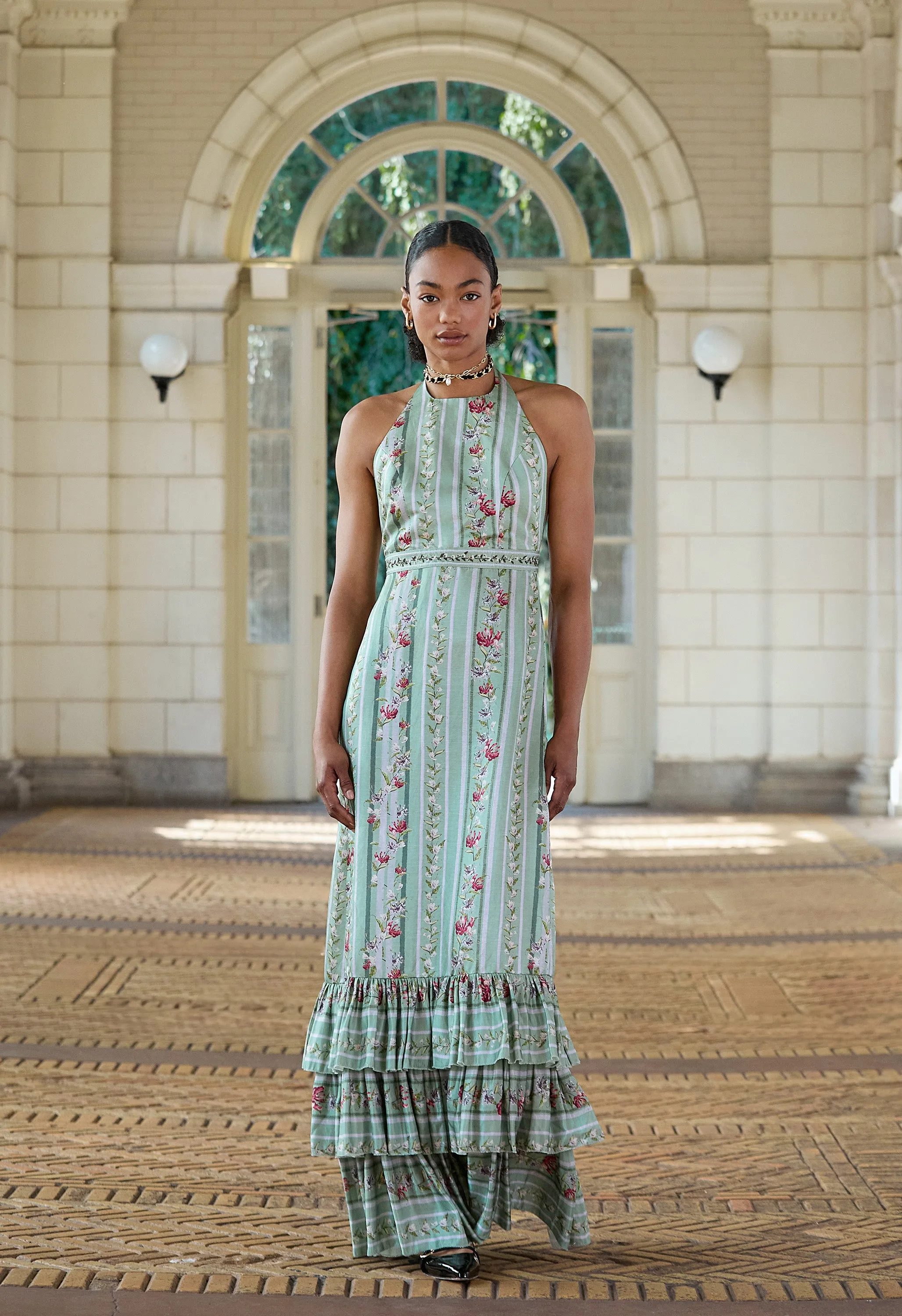 Magnolia Honeysuckle Maxi Dress sold by AGUA by Agua Bendita product image thumbnail 2