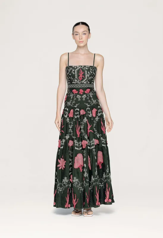 Lima Encaje Maxi Dress made by AGUA by Agua Bendita