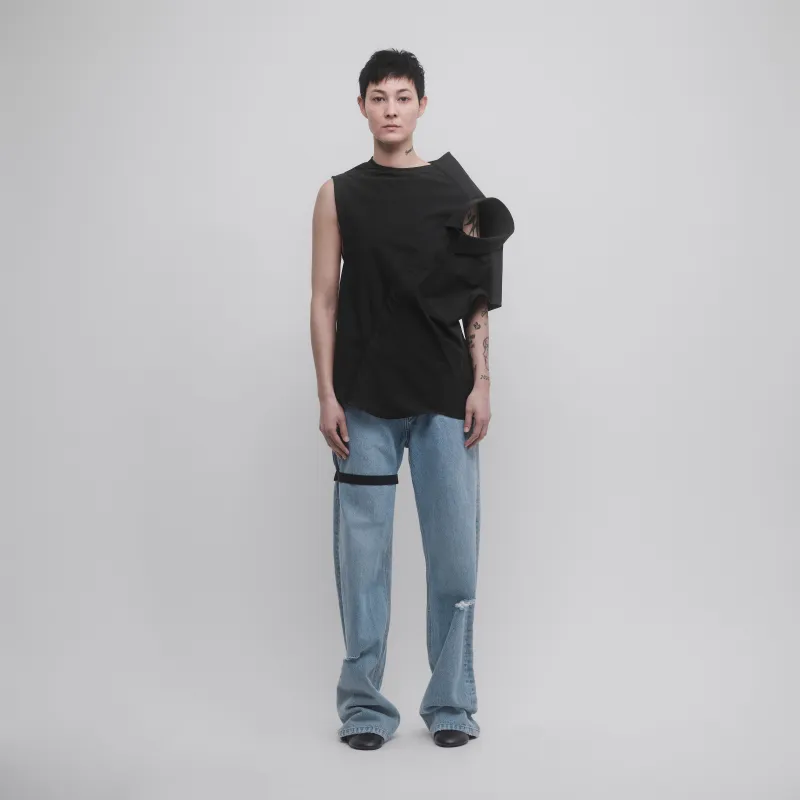OFF-THE-SHOULDER SHIRT made by ALAINPAUL