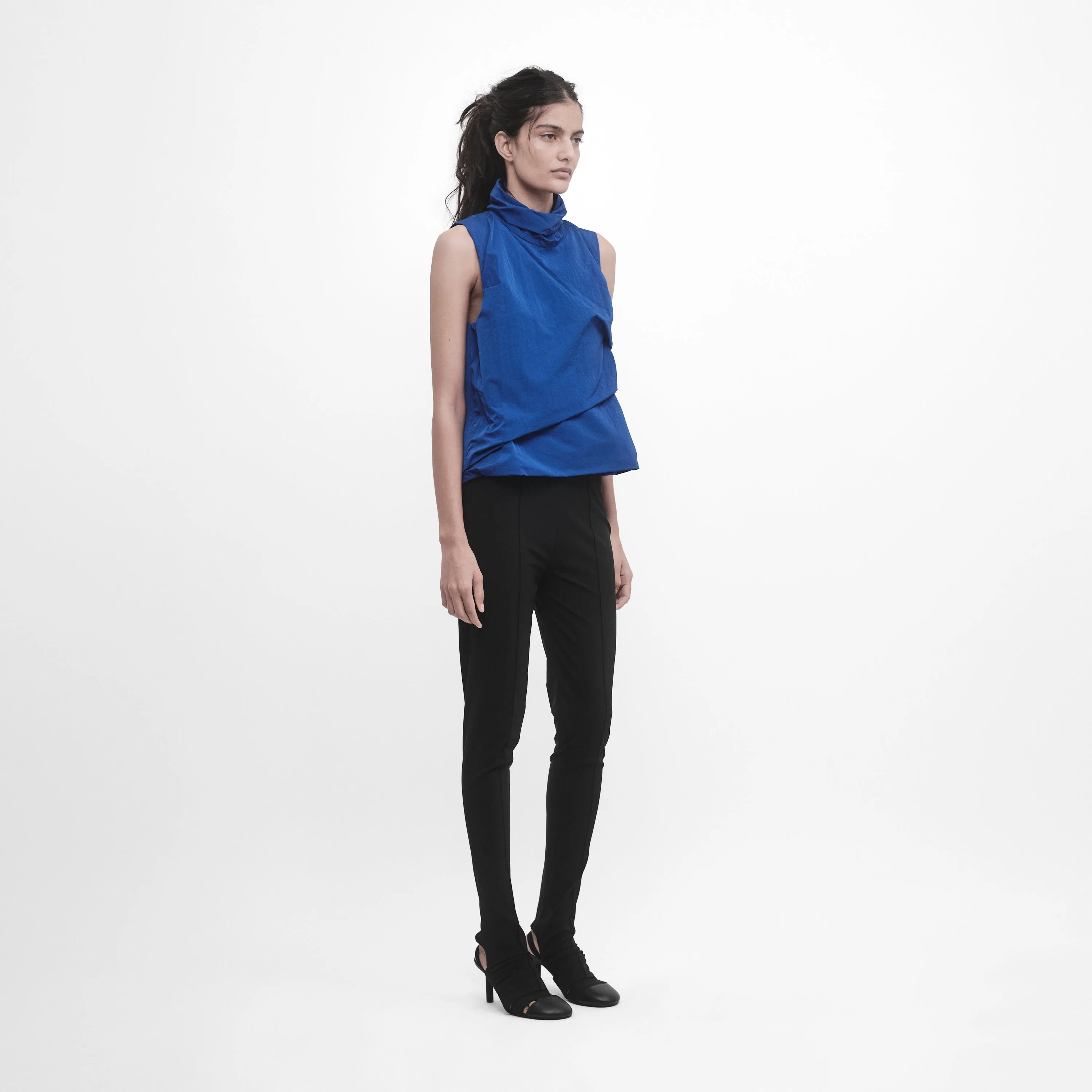 DRAPED HIGH-NECK TOP sold by ALAINPAUL product image thumbnail 2