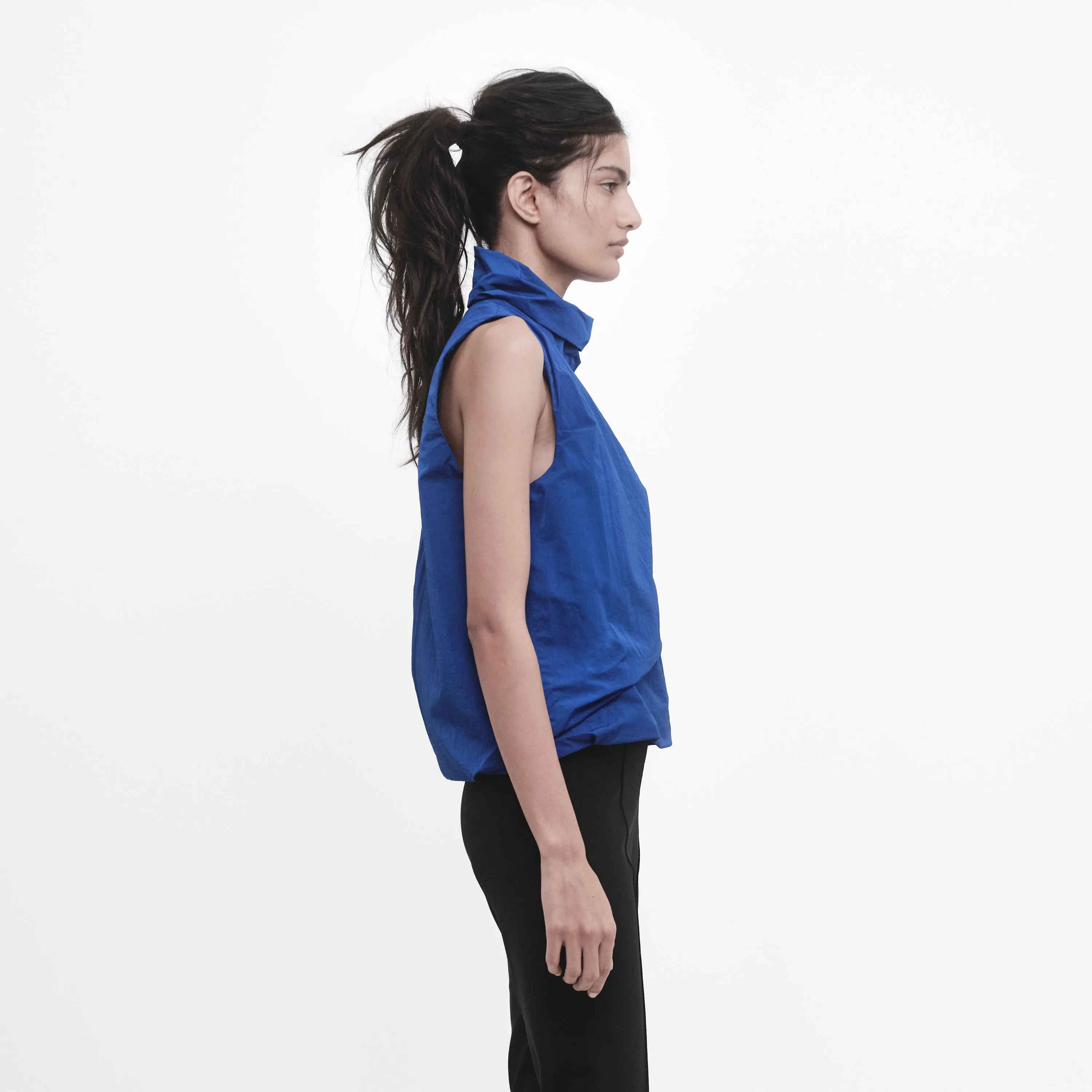 DRAPED HIGH-NECK TOP sold by ALAINPAUL product image thumbnail 4