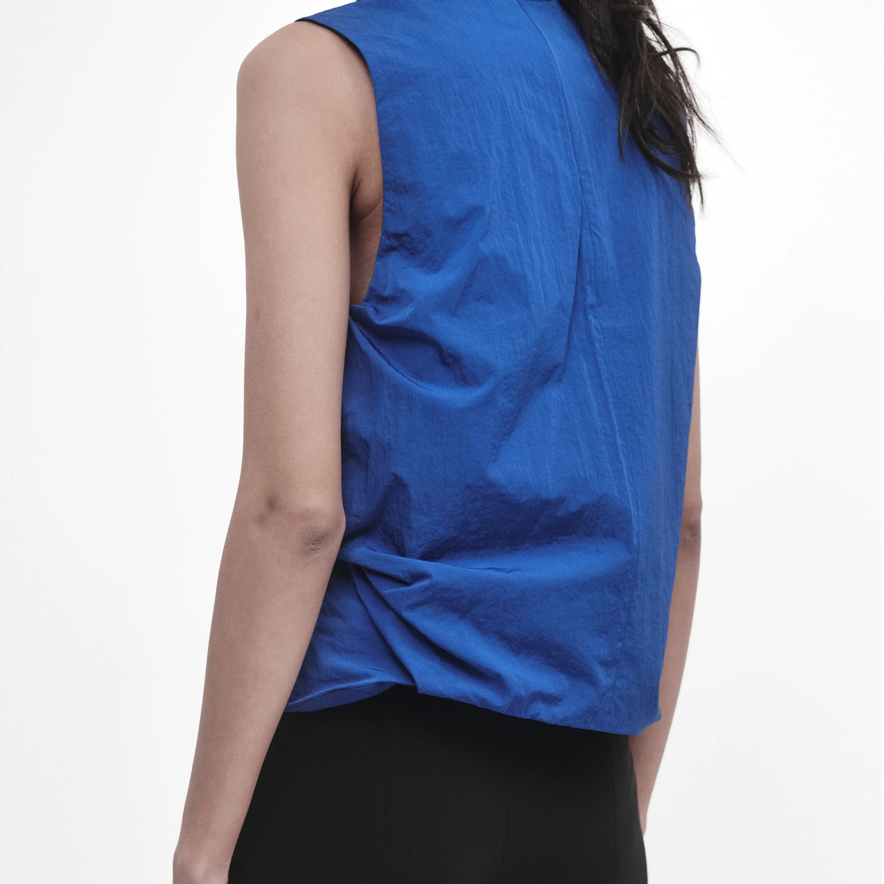 DRAPED HIGH-NECK TOP sold by ALAINPAUL product image thumbnail 5