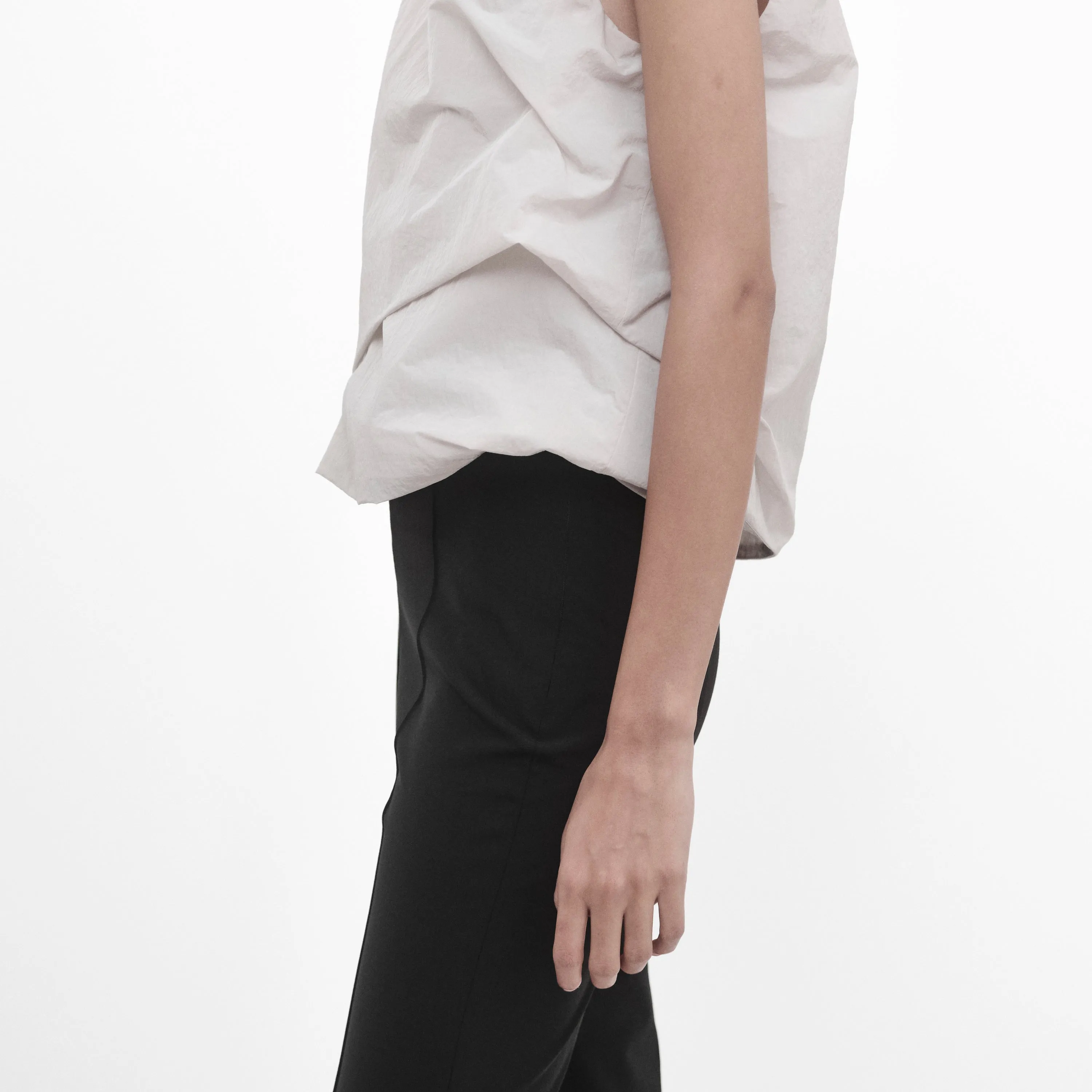 DRAPED HIGH-NECK TOP sold by ALAINPAUL product image thumbnail 4