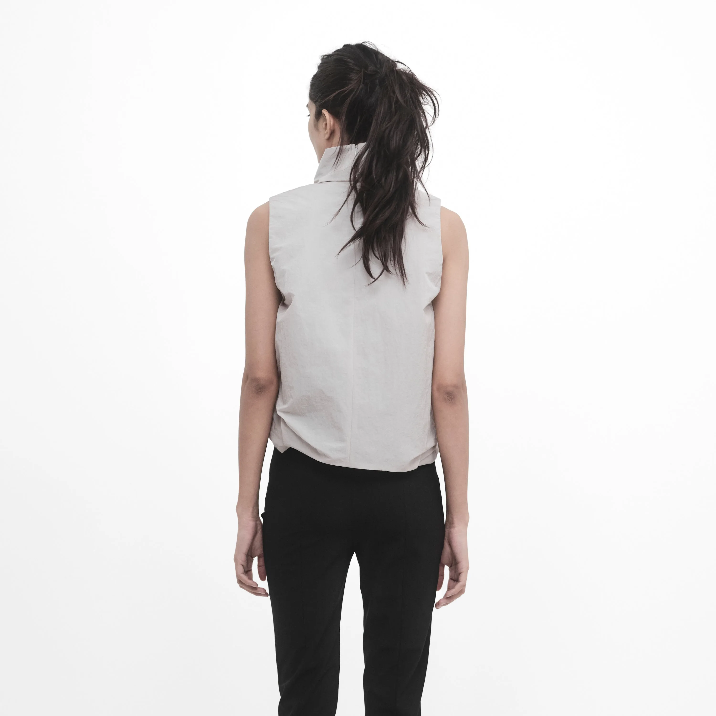 DRAPED HIGH-NECK TOP sold by ALAINPAUL product image thumbnail 5