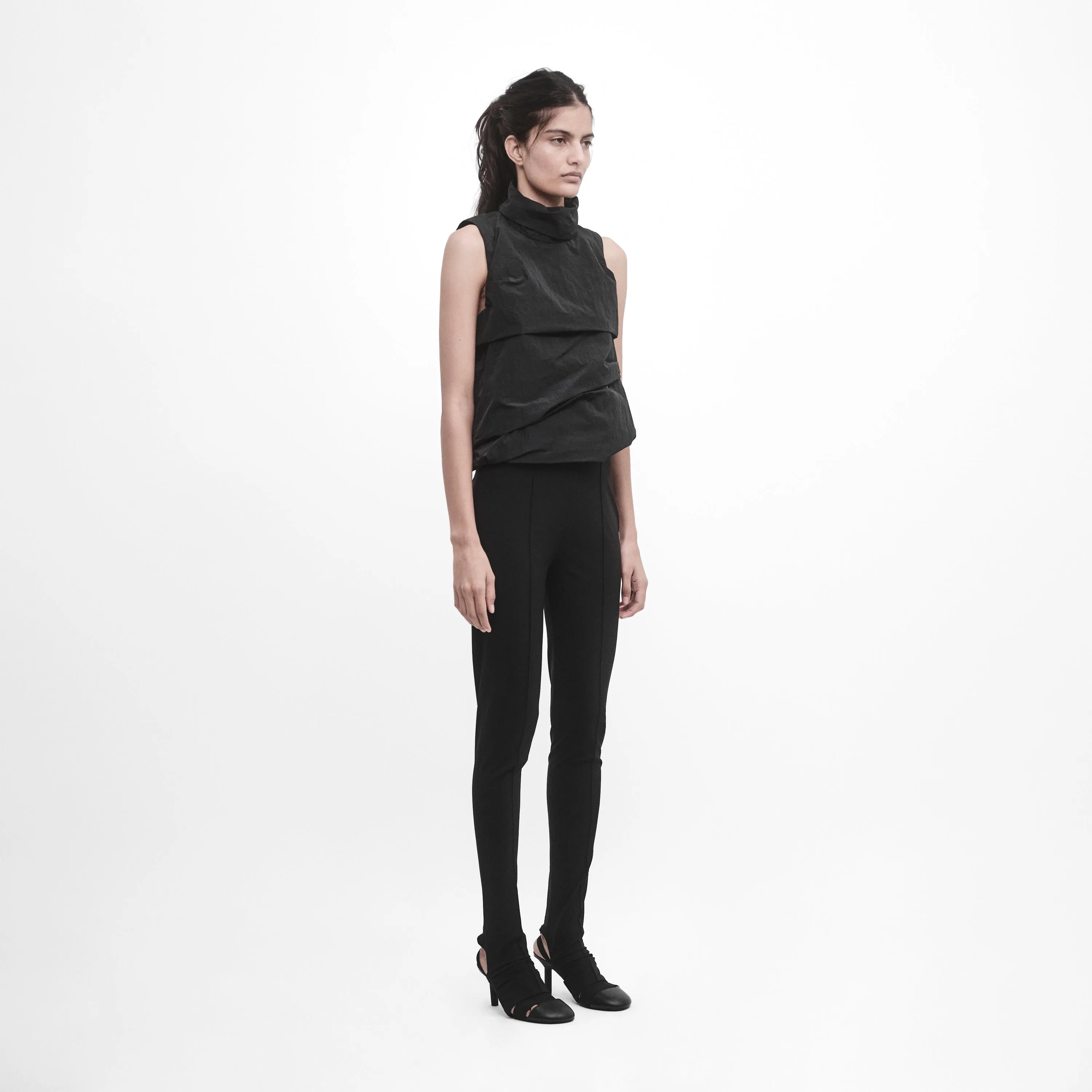 DRAPED HIGH-NECK TOP sold by ALAINPAUL product image thumbnail 2