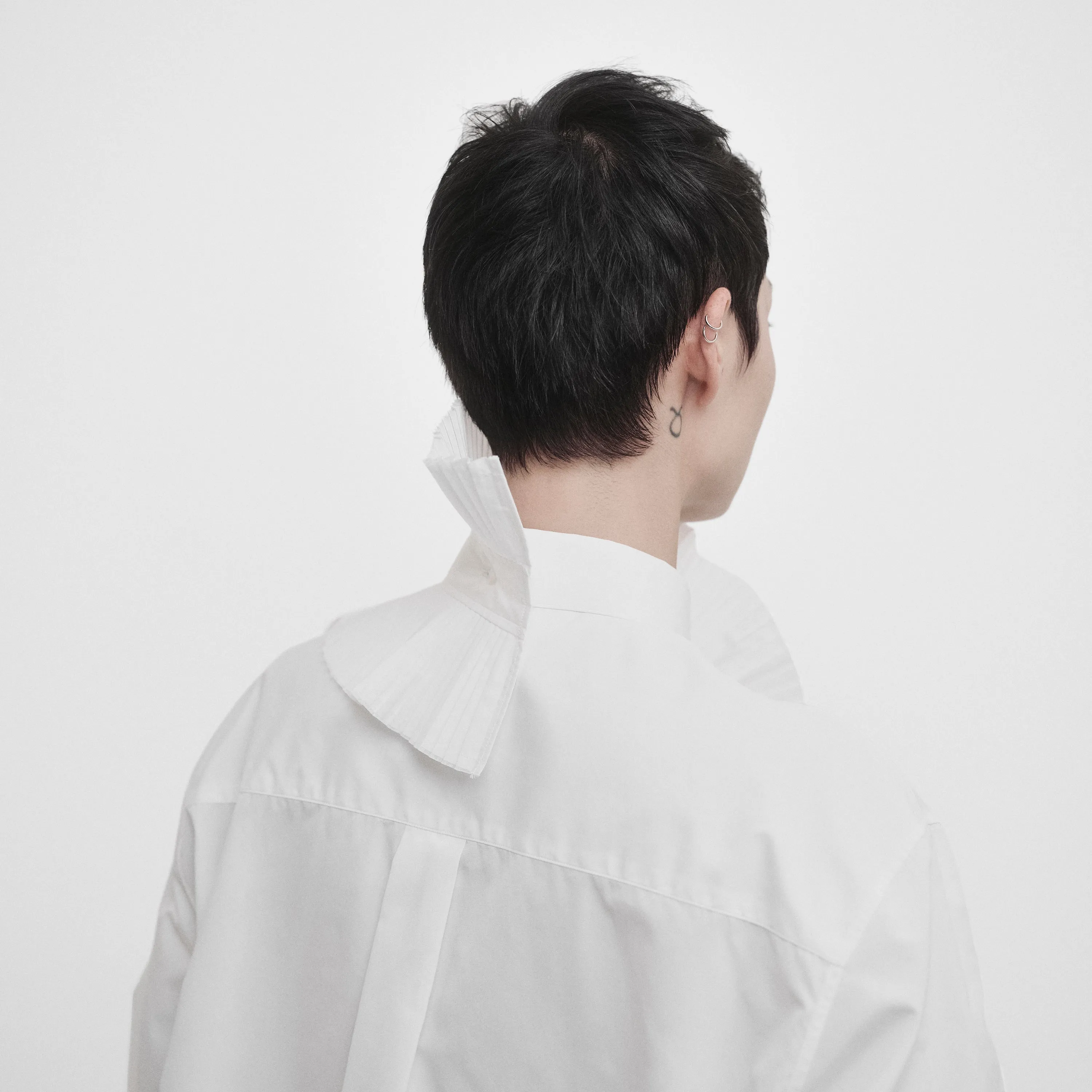 DOUBLE CUFF SHIRT WITH PLEATED PLACKET sold by ALAINPAUL product image thumbnail 4