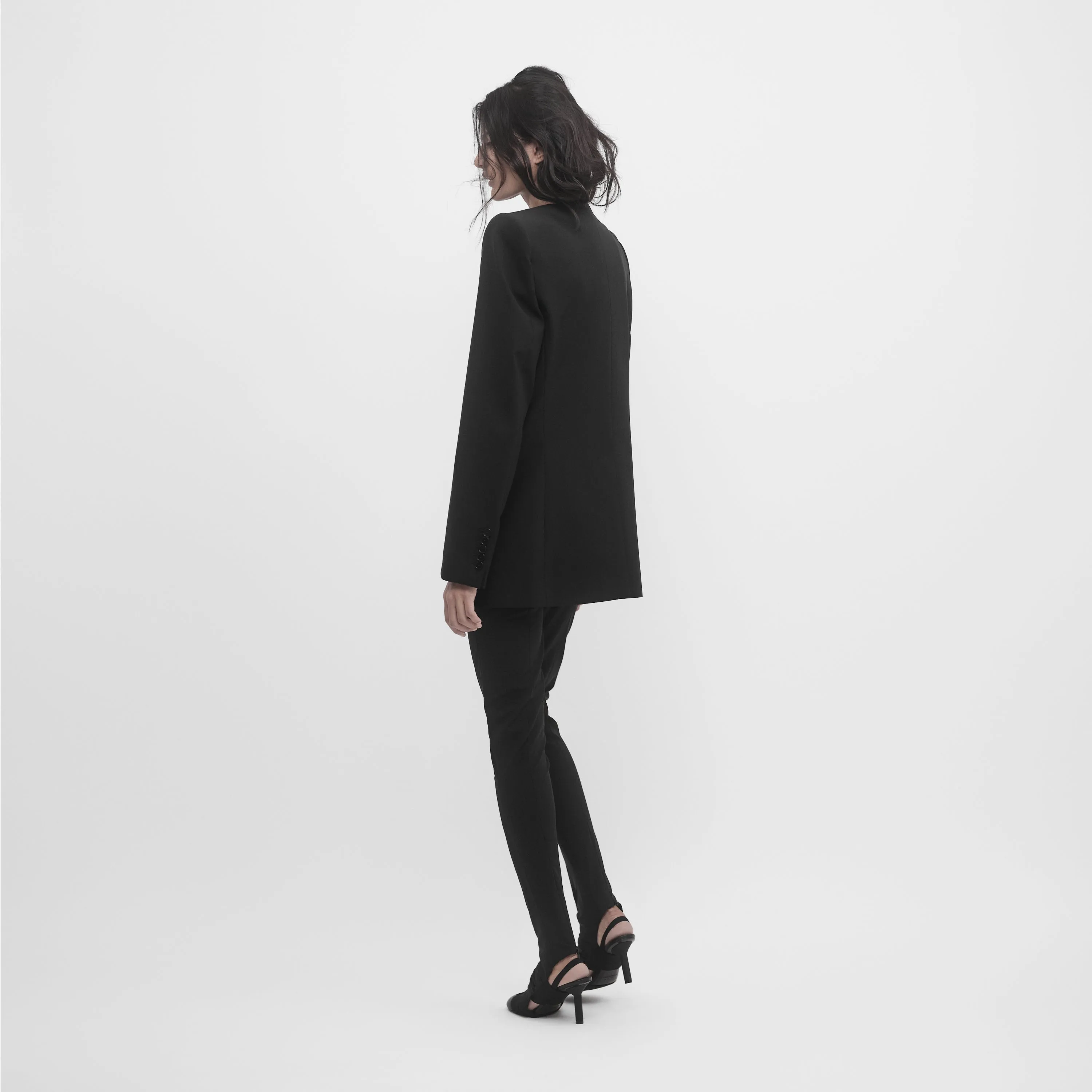 SINGLE BREASTED ROUND-NECK TAILORED JACKET sold by ALAINPAUL product image thumbnail 5
