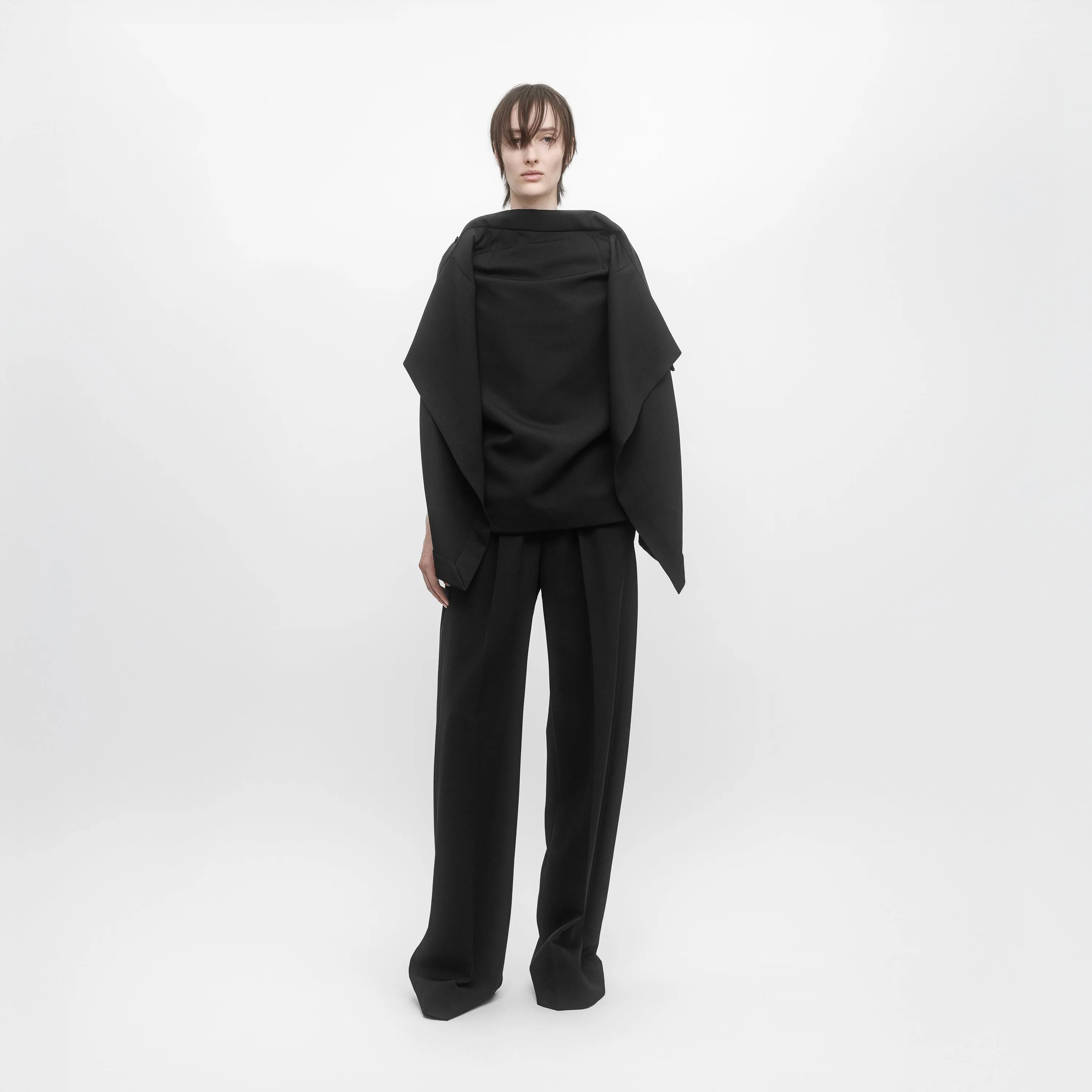 OPEN-BACK TAILORED SKIRT TOP sold by ALAINPAUL product image thumbnail 5