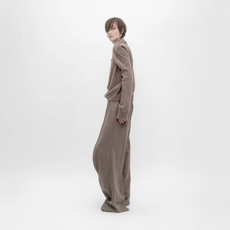 KNEE SHAPE TAILORED PANTS made by ALAINPAUL