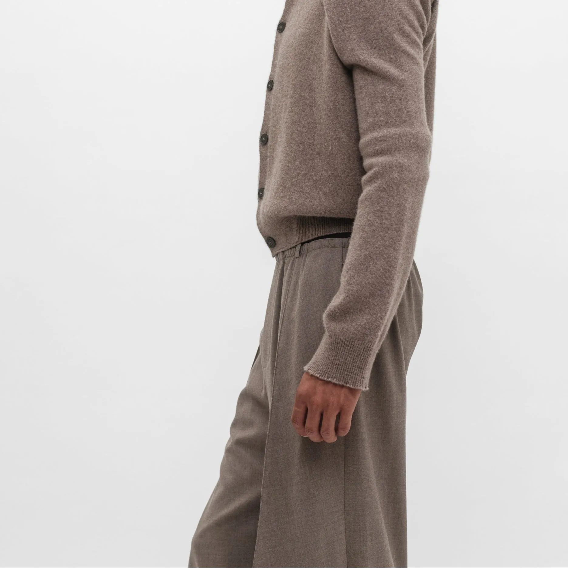 KNEE SHAPE TAILORED PANTS sold by ALAINPAUL product image thumbnail 4
