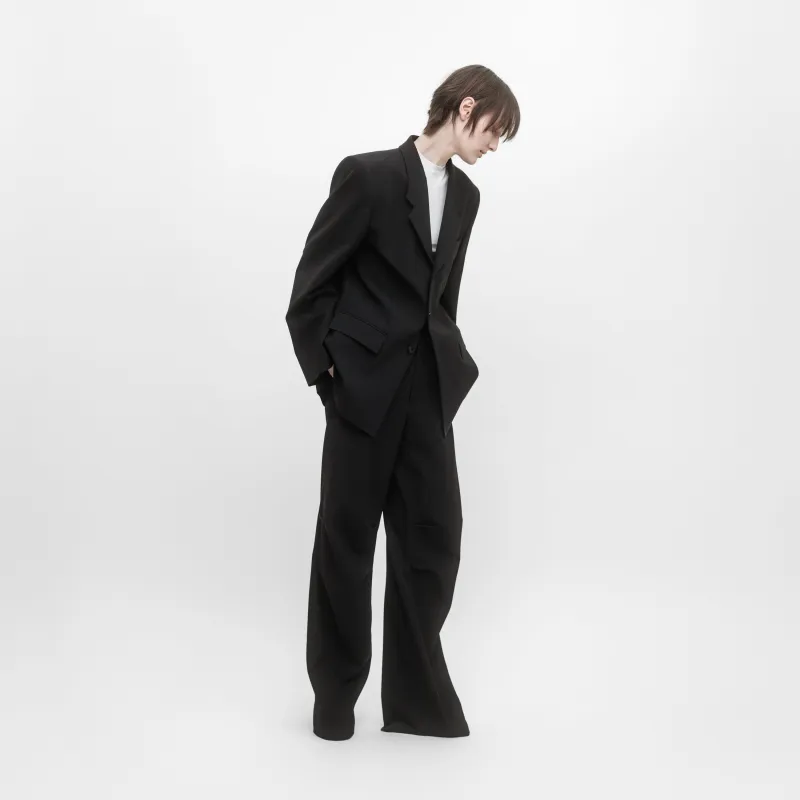 KNEE FOLD TAILORED PANTS made by ALAINPAUL