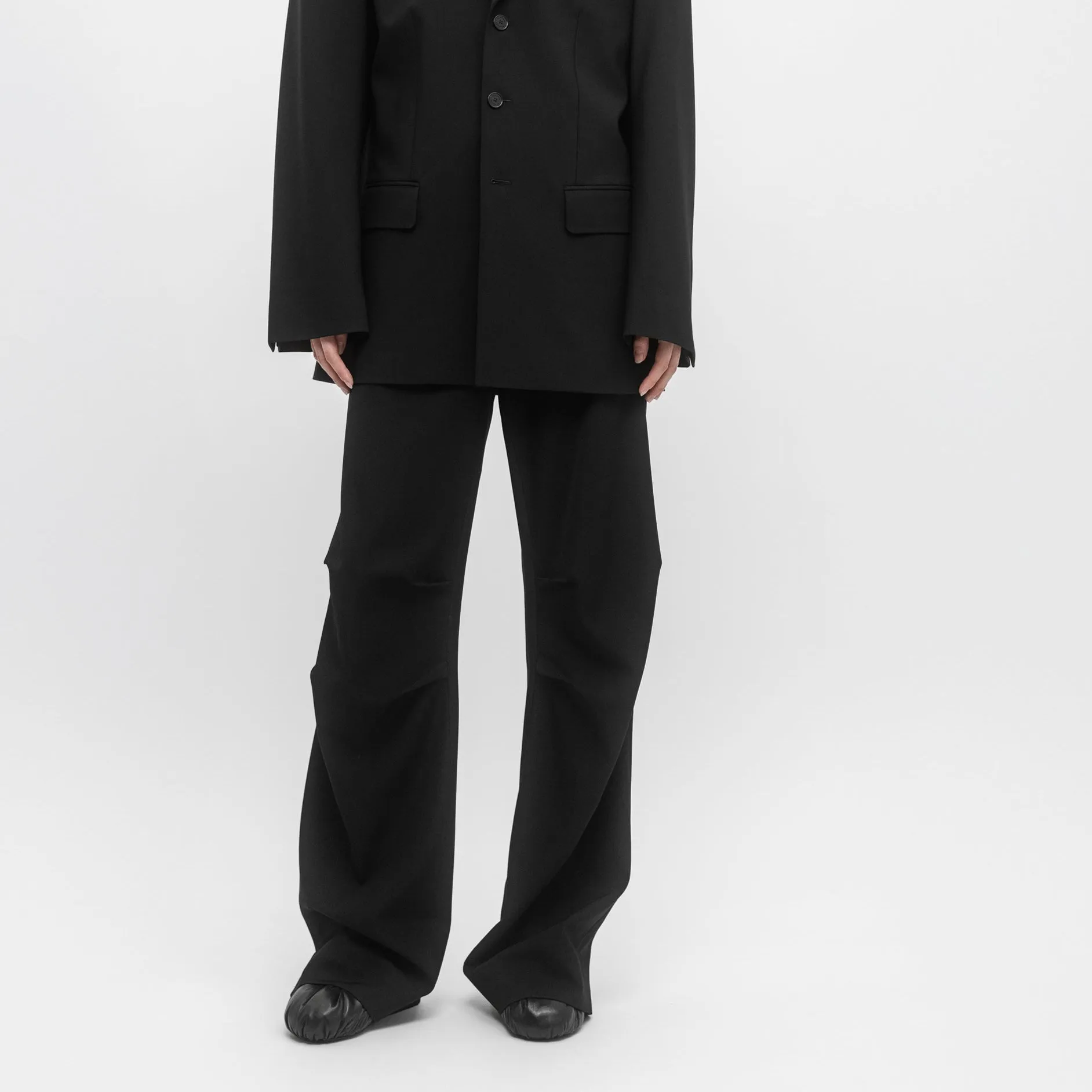 KNEE FOLD TAILORED PANTS sold by ALAINPAUL product image thumbnail 4