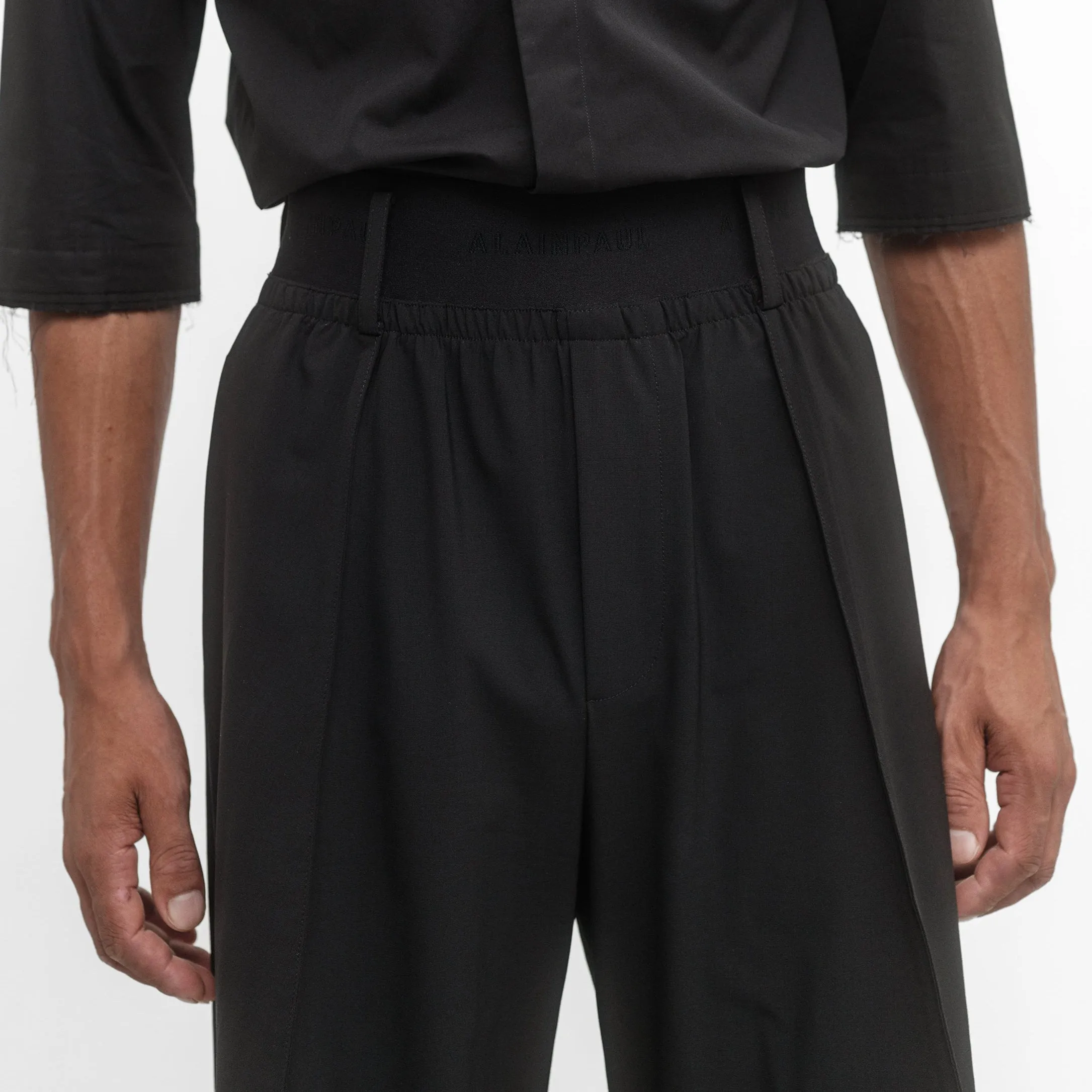 KNEE SHAPE TAILORED PANTS sold by ALAINPAUL product image thumbnail 2