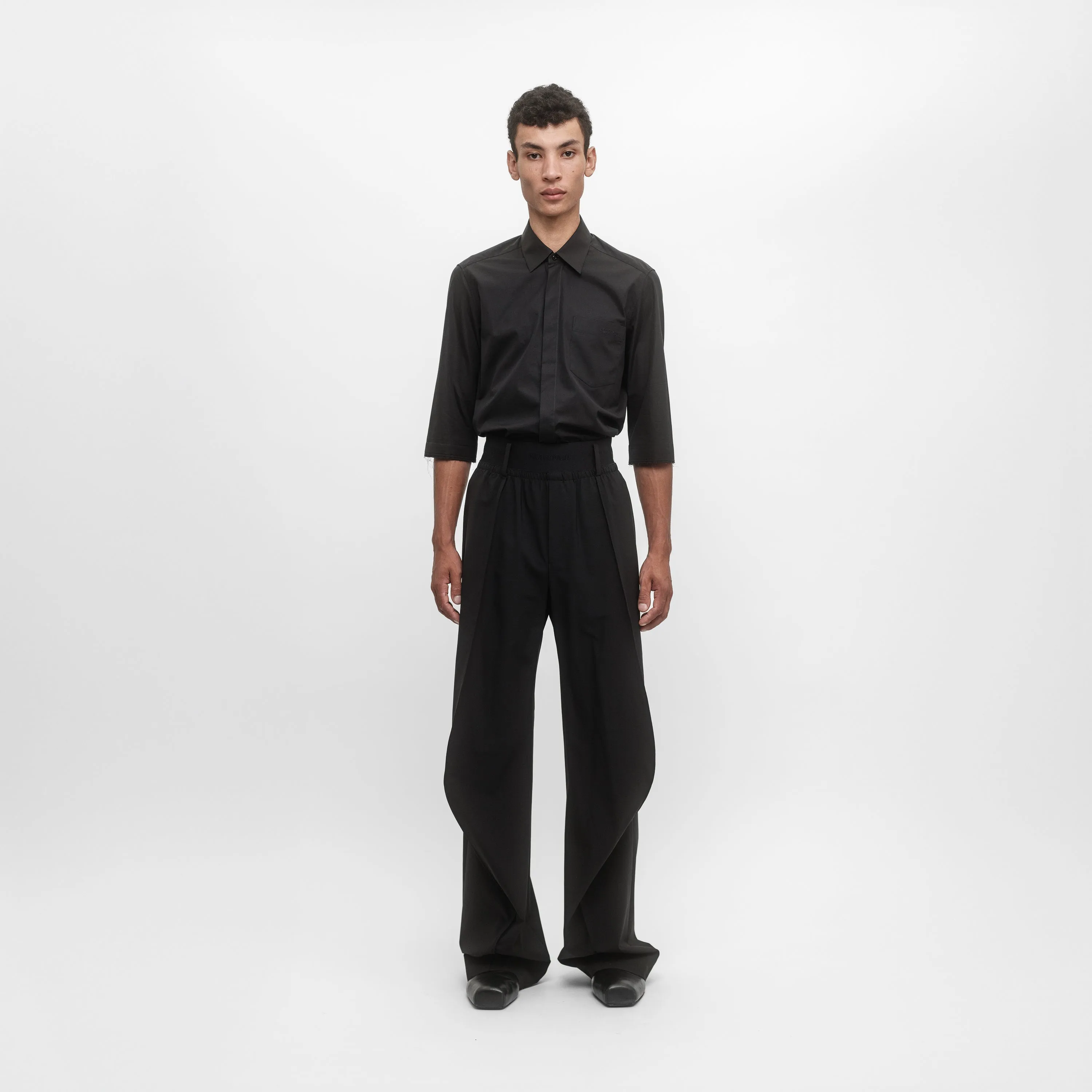 KNEE SHAPE TAILORED PANTS sold by ALAINPAUL product image thumbnail 4