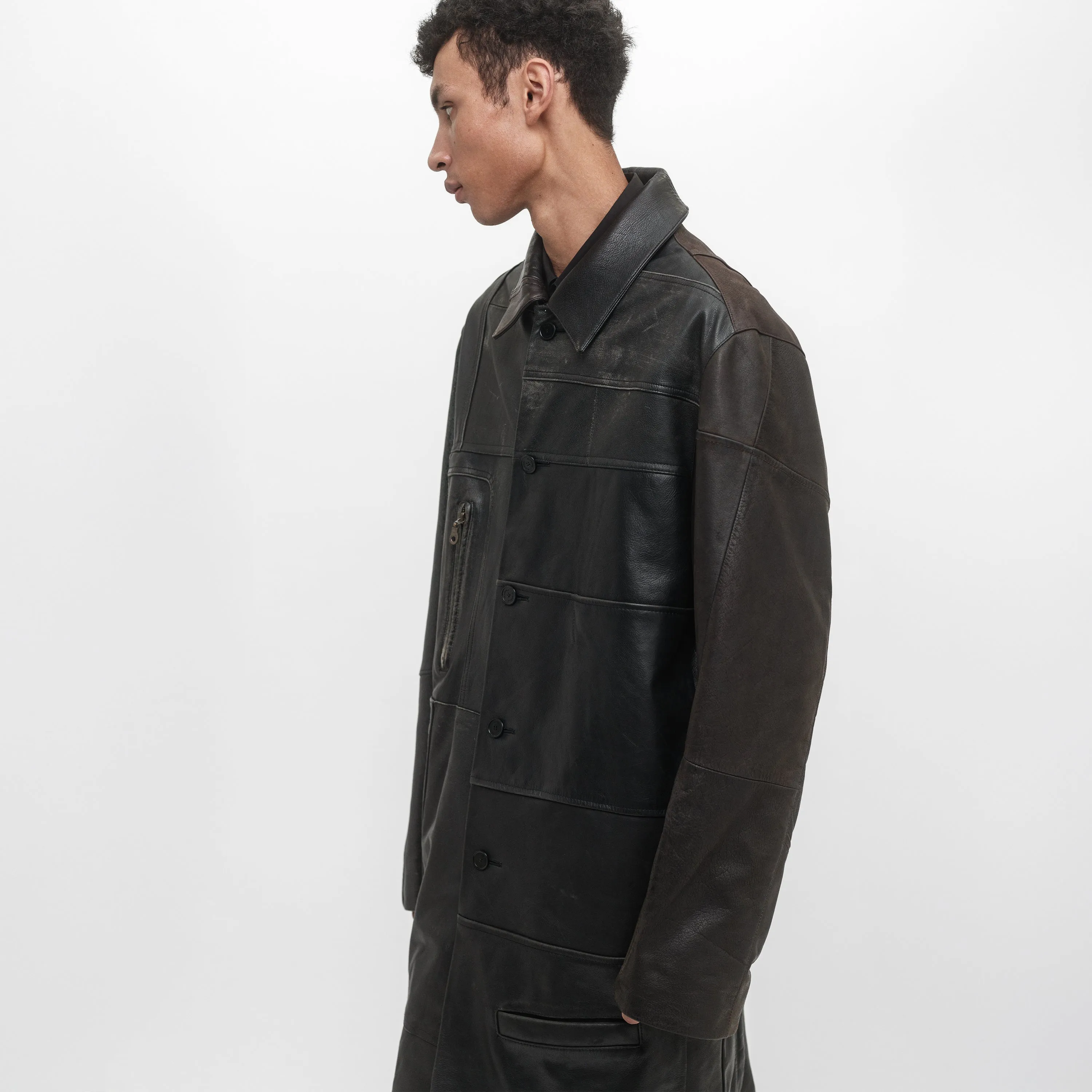 REWORKED HERITAGE LEATHER JACKET sold by ALAINPAUL product image thumbnail 2