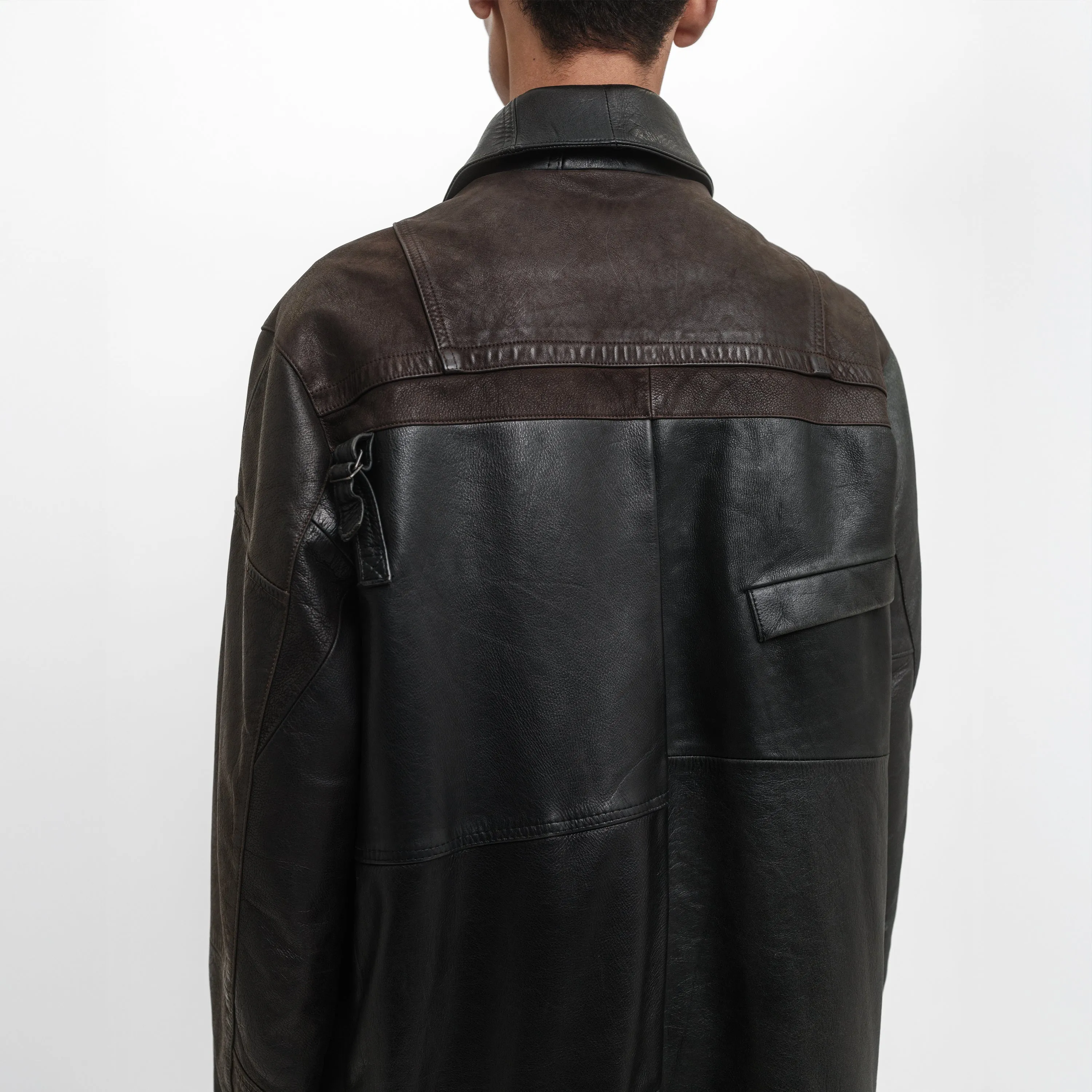 REWORKED HERITAGE LEATHER JACKET sold by ALAINPAUL product image thumbnail 4