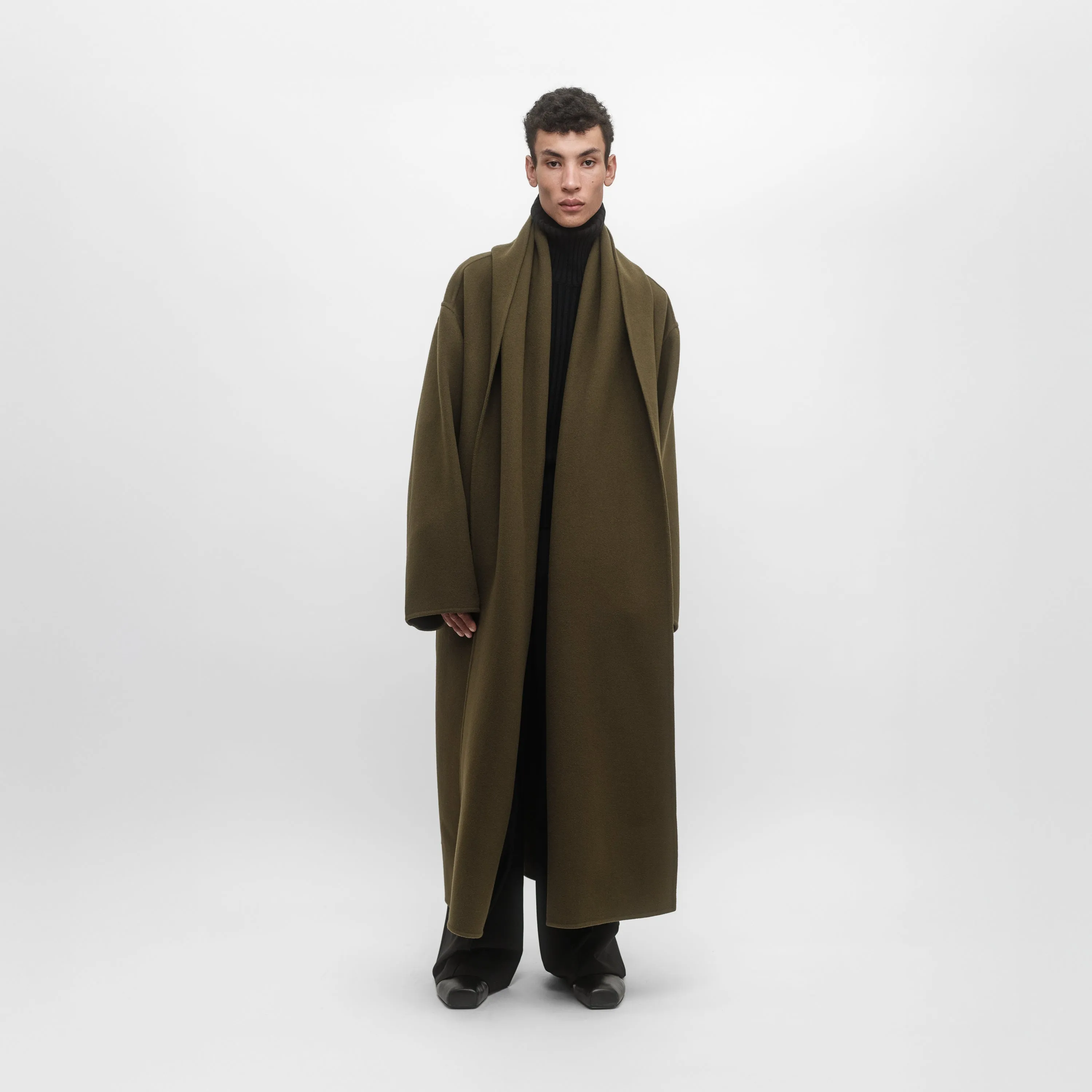 DOUBLE-FACE WRAP COAT sold by ALAINPAUL product image thumbnail 3