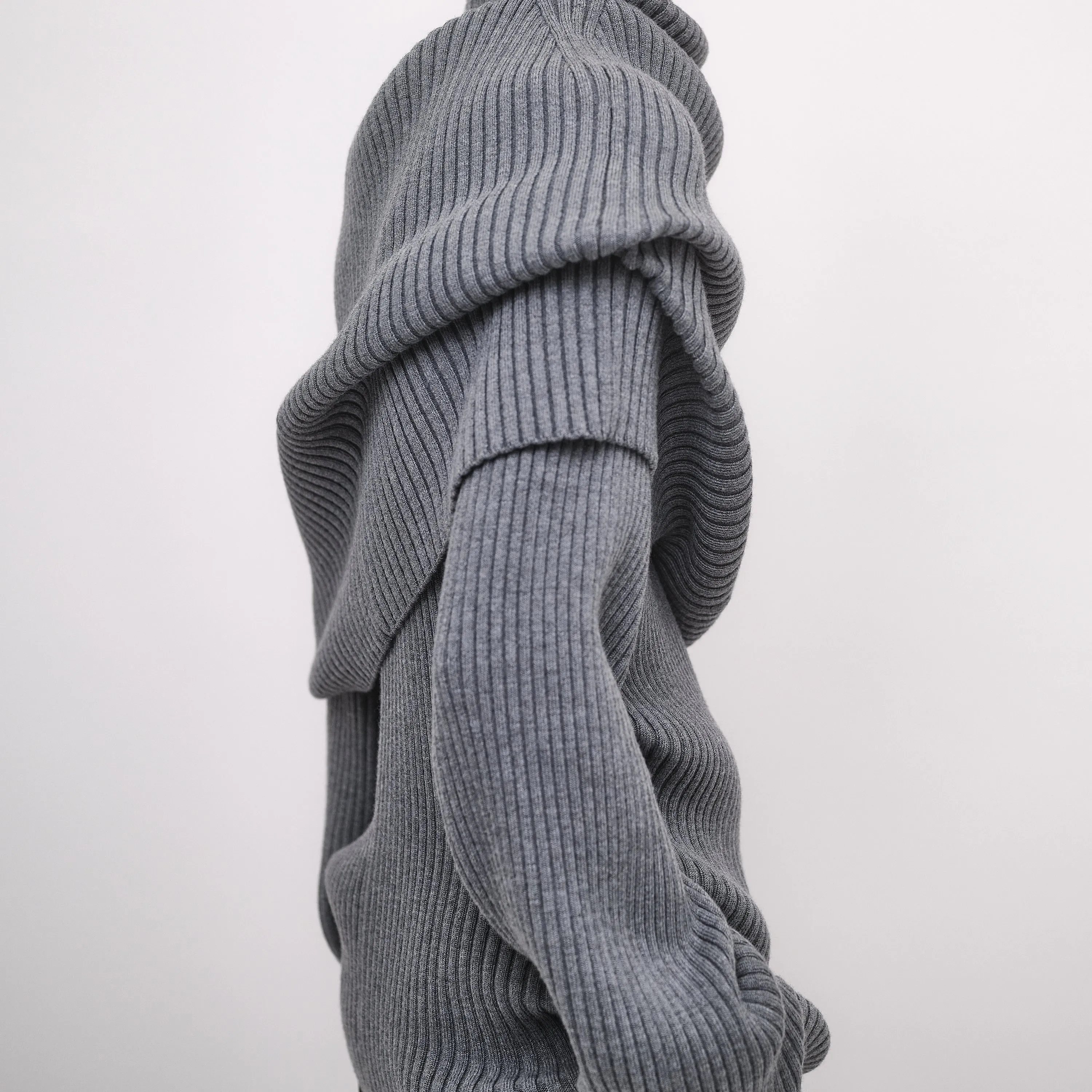 LAYERED RIB KNIT TURTLENECK sold by ALAINPAUL product image thumbnail 5