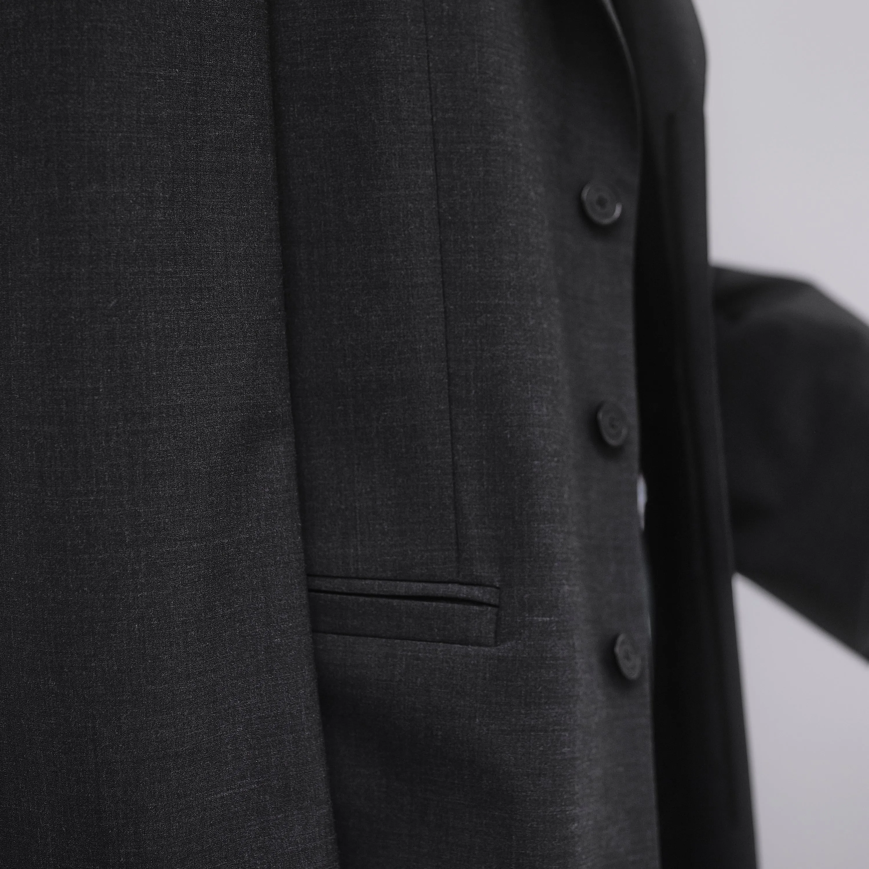 90'S SINGLE BREASTED LONG TAILORED JACKET sold by ALAINPAUL product image thumbnail 4