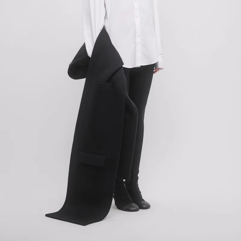 TROMPE L'ŒIL TAILORED SCARF made by ALAINPAUL