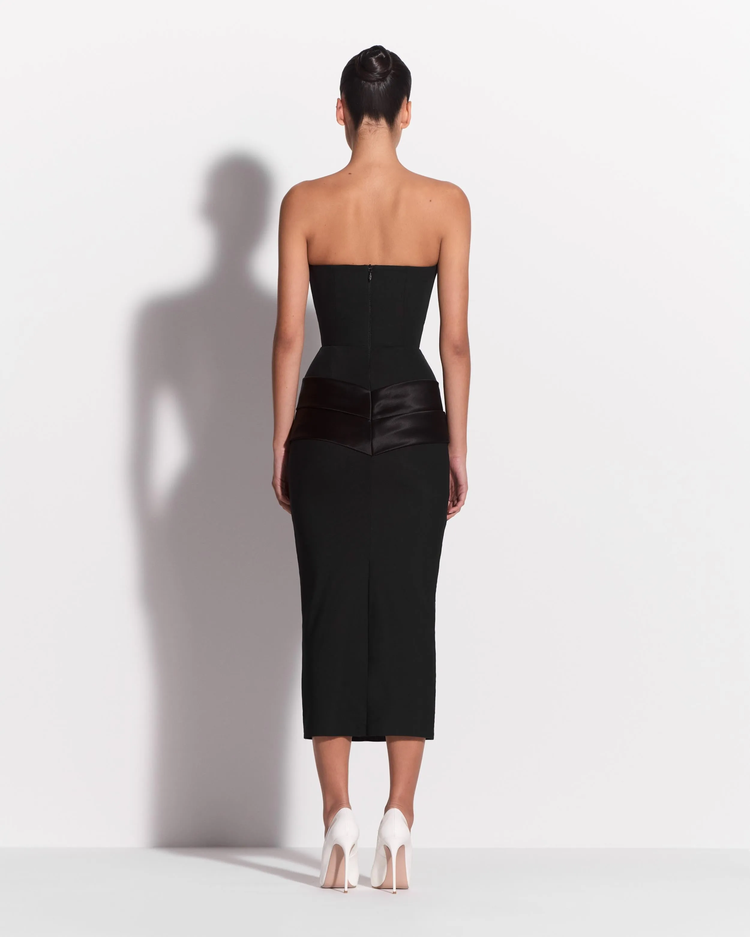 Strapless Dress in Stretch Mesh sold by Alex Perry product image thumbnail 2