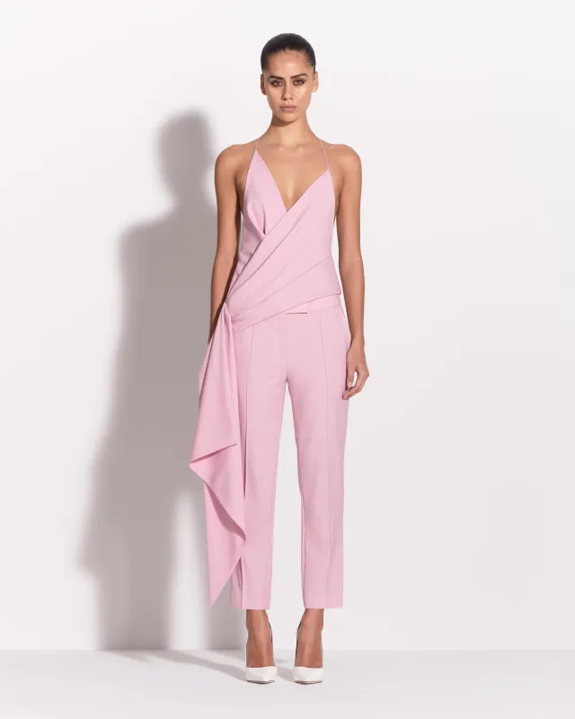 Bikini Wrap Top in Wool Suiting made by Alex Perry
