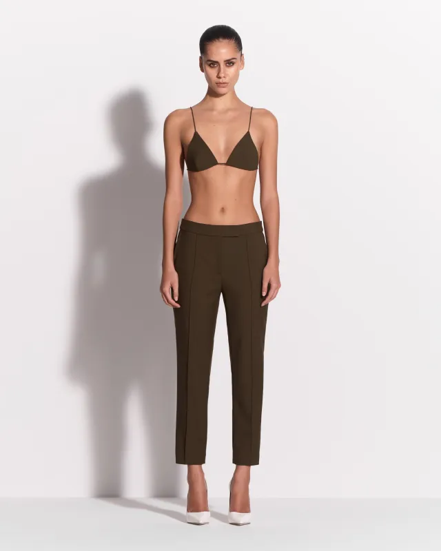 Crop Trouser in Wool Suiting made by Alex Perry