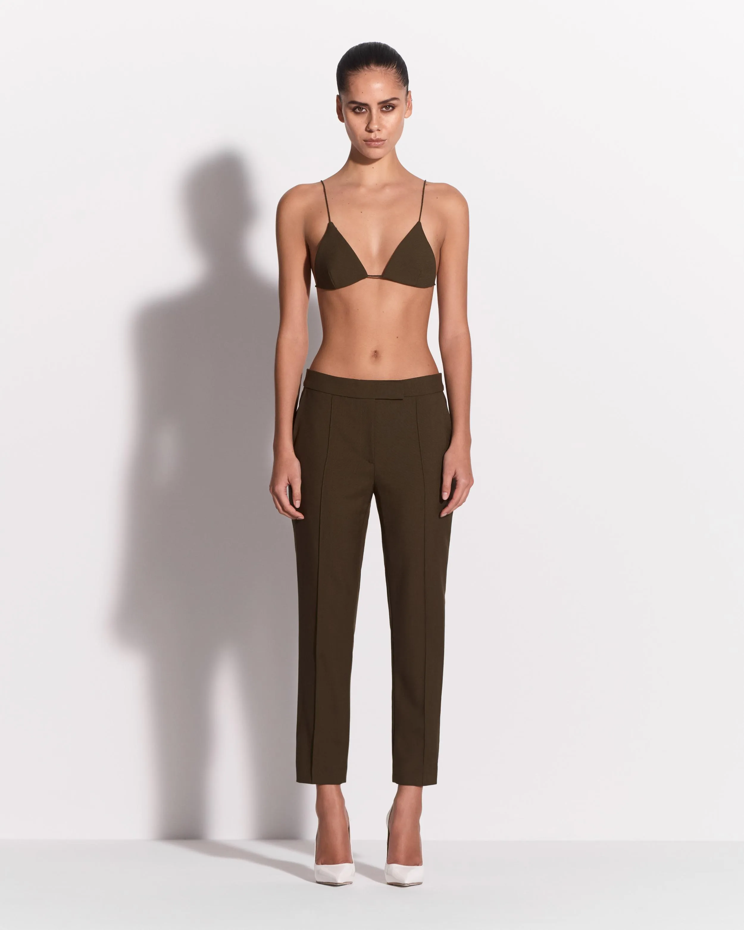 Crop Trouser in Wool Suiting sold by Alex Perry