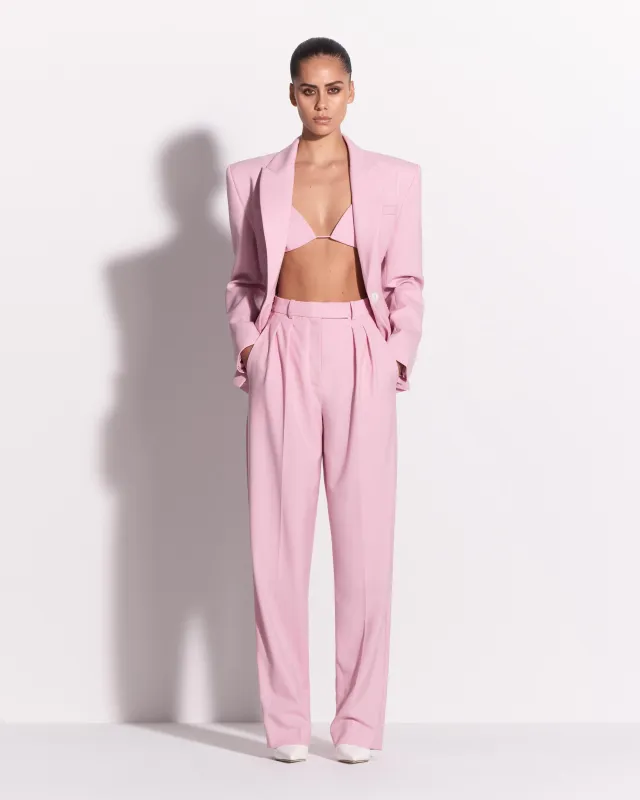 Single Breasted Contour Blazer in Wool Suiting made by Alex Perry