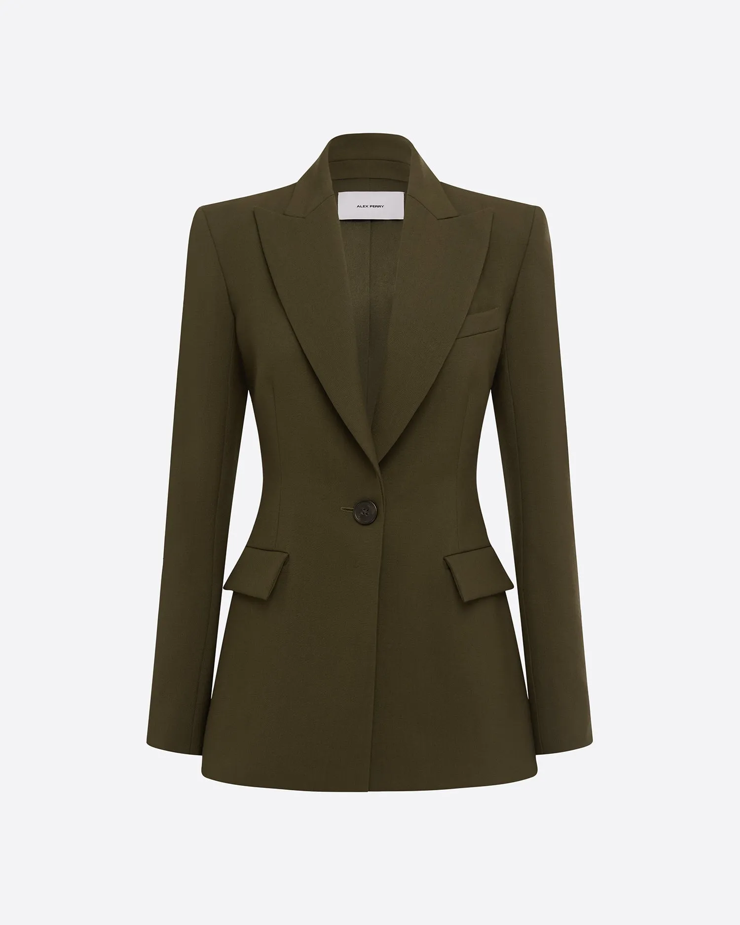 Single Breasted Fitted Blazer in Wool Suiting sold by Alex Perry product image thumbnail 3