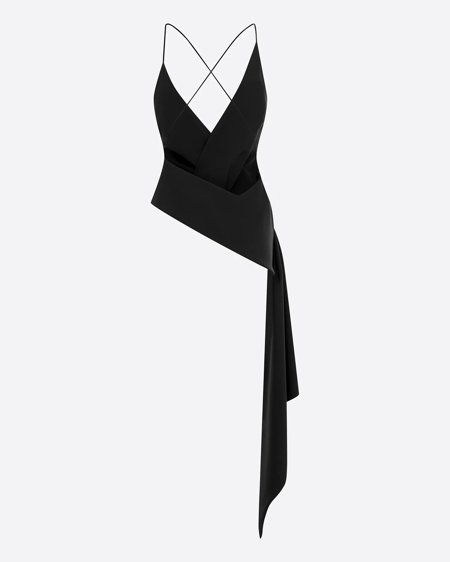 Bikini Wrap Top in Silk Georgette sold by Alex Perry product image thumbnail 4