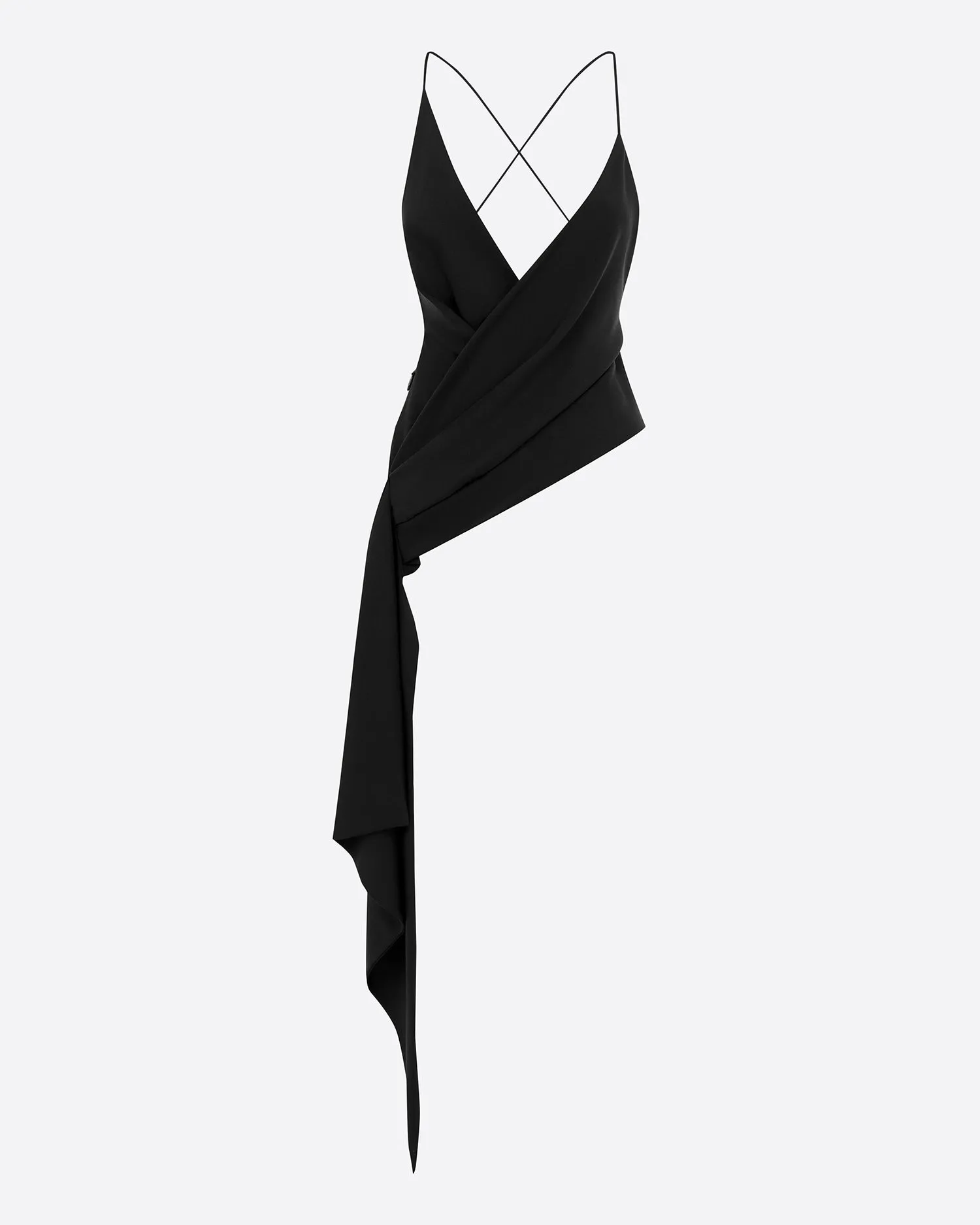 Bikini Wrap Top in Silk Georgette sold by Alex Perry product image thumbnail 3