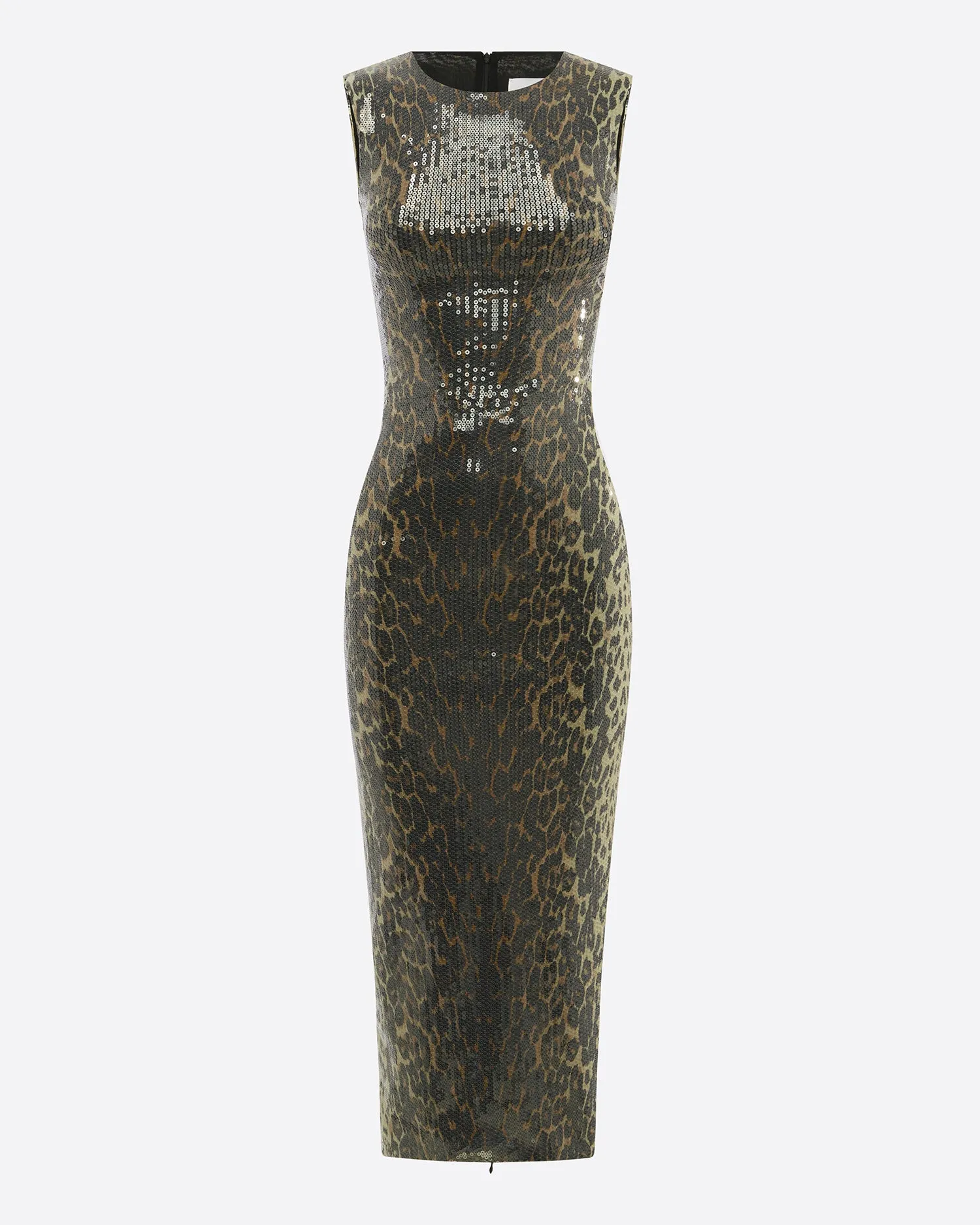 Sleeveless Dress in Sequin Stretch Mesh sold by Alex Perry product image thumbnail 4