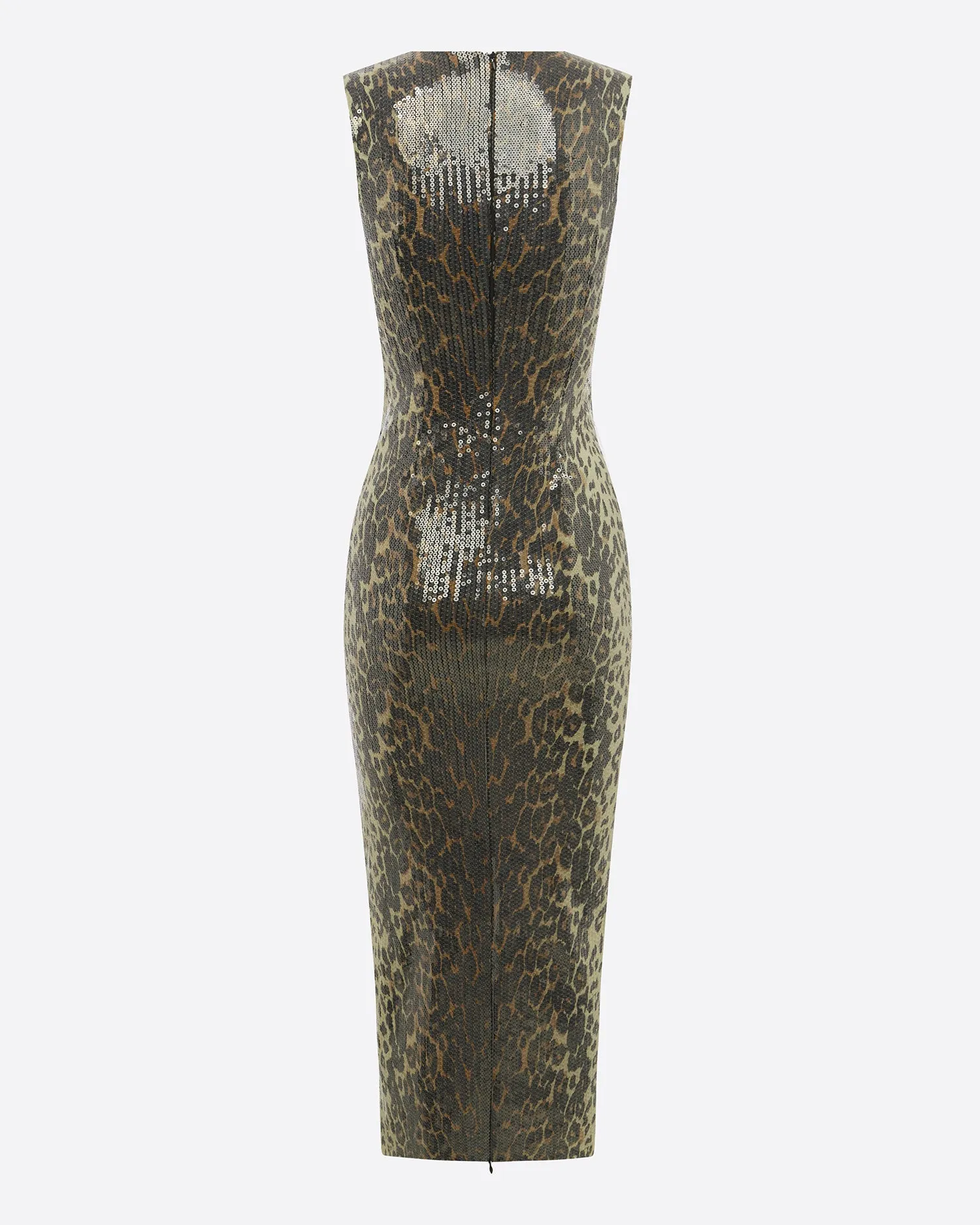 Sleeveless Dress in Sequin Stretch Mesh sold by Alex Perry product image thumbnail 3