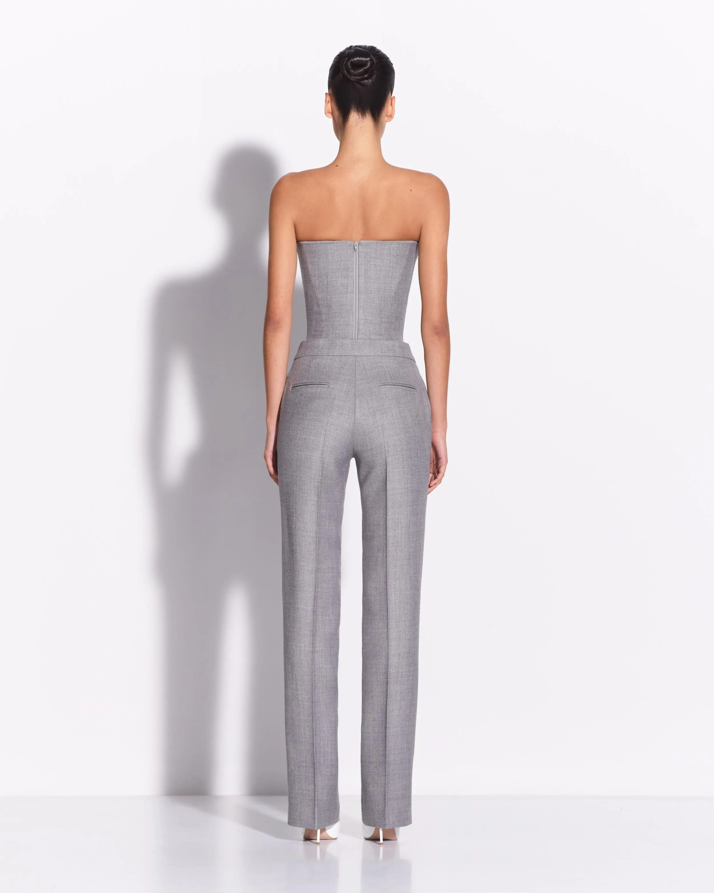 Straight Trouser in Wool Suiting sold by Alex Perry product image thumbnail 2