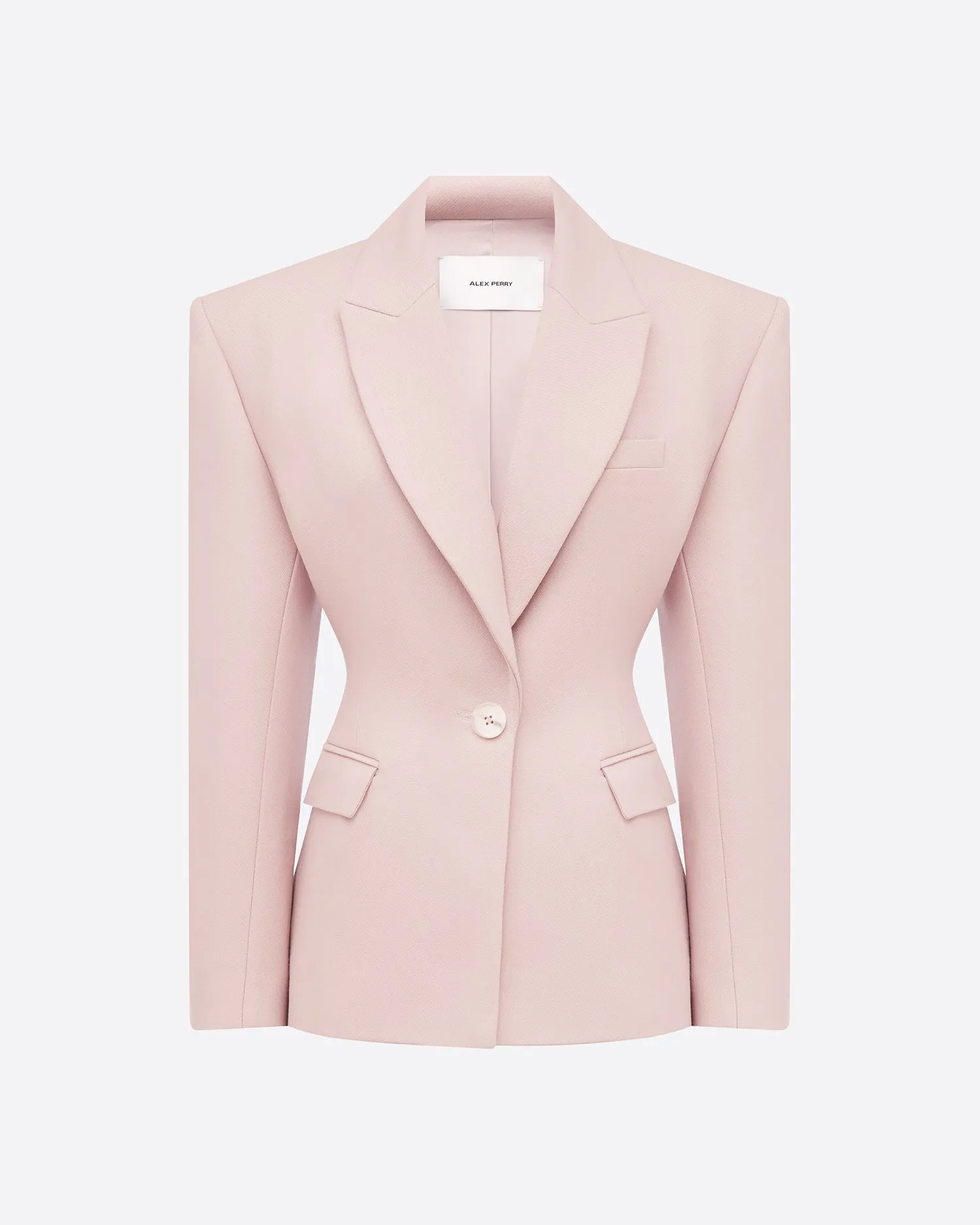 Single Breasted Contour Blazer in Wool Suiting sold by Alex Perry product image thumbnail 4