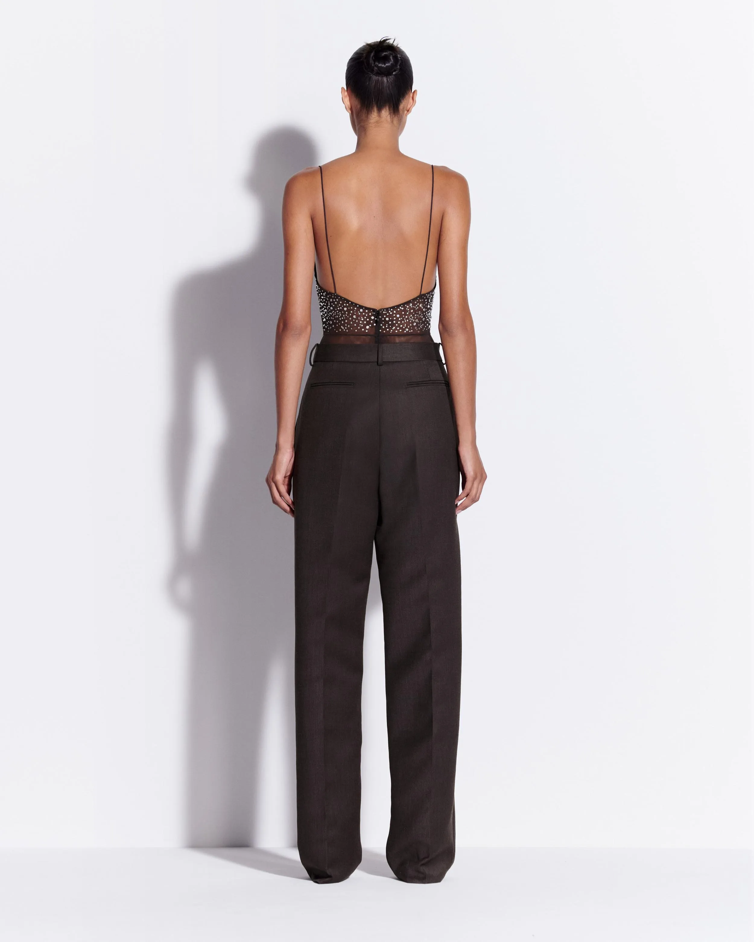Low Rise Trouser in Wool Suiting sold by Alex Perry product image thumbnail 2