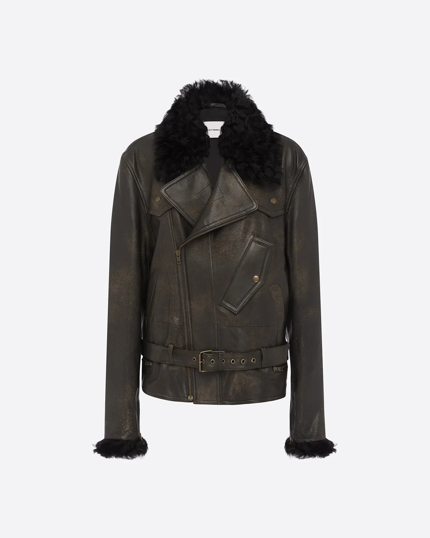 Biker Jacket in Leather sold by Alex Perry product image thumbnail 4