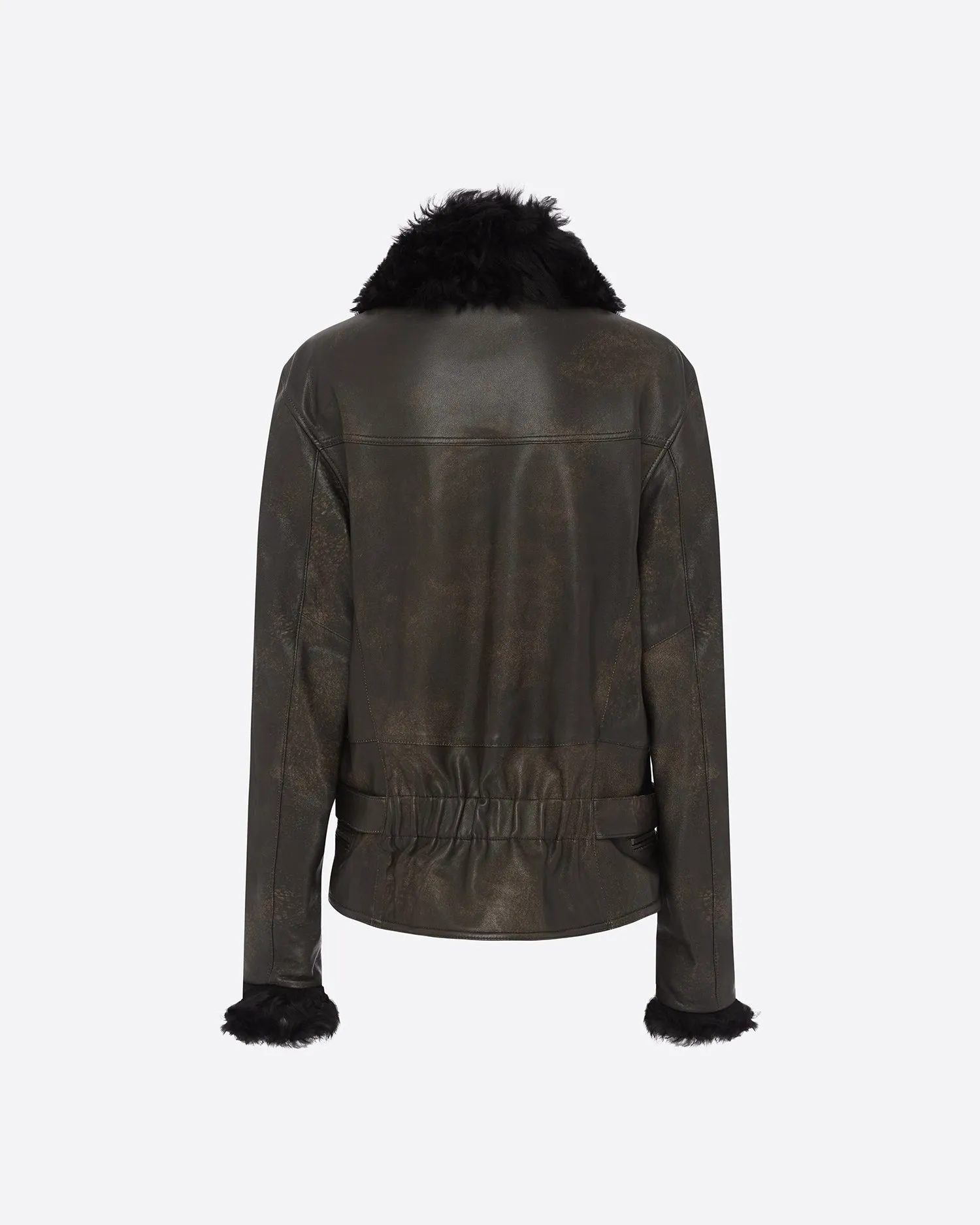 Biker Jacket in Leather sold by Alex Perry product image thumbnail 3