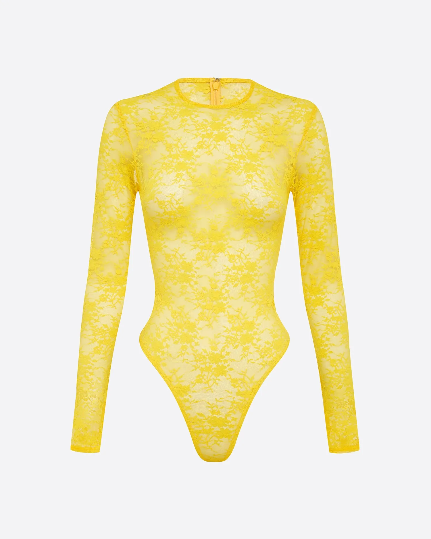 Long Sleeve Bodysuit in Lace sold by Alex Perry product image thumbnail 3