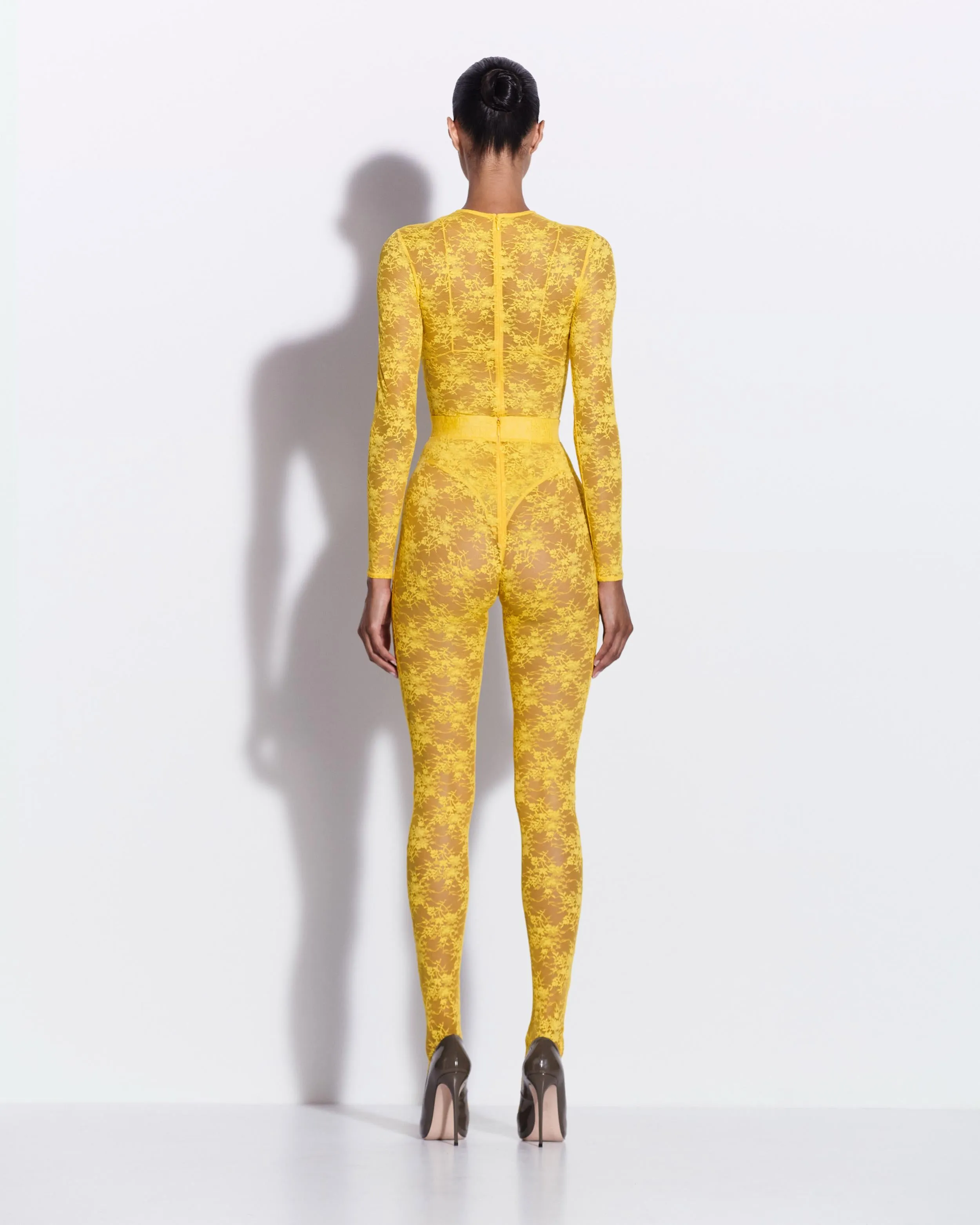 Long Sleeve Bodysuit in Lace sold by Alex Perry product image thumbnail 2