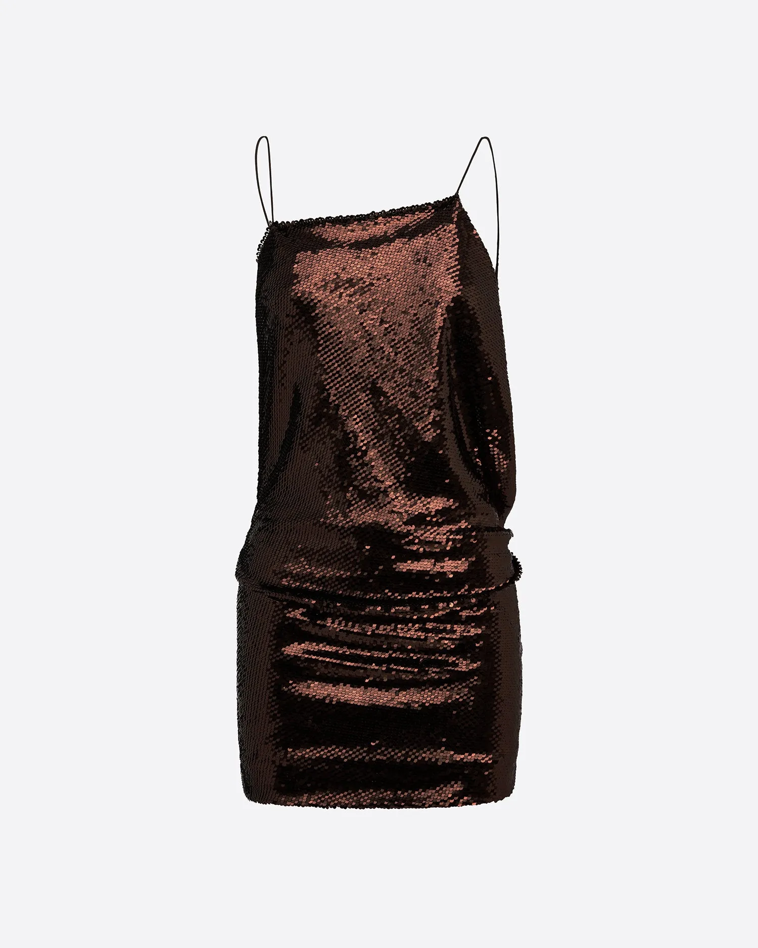 Draped Mini Dress in Sequin Mesh sold by Alex Perry product image thumbnail 3