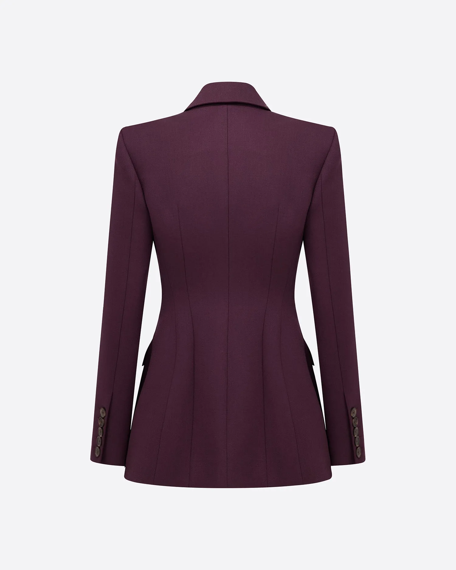Single Breasted Contour Blazer in Wool Suiting sold by Alex Perry product image thumbnail 4