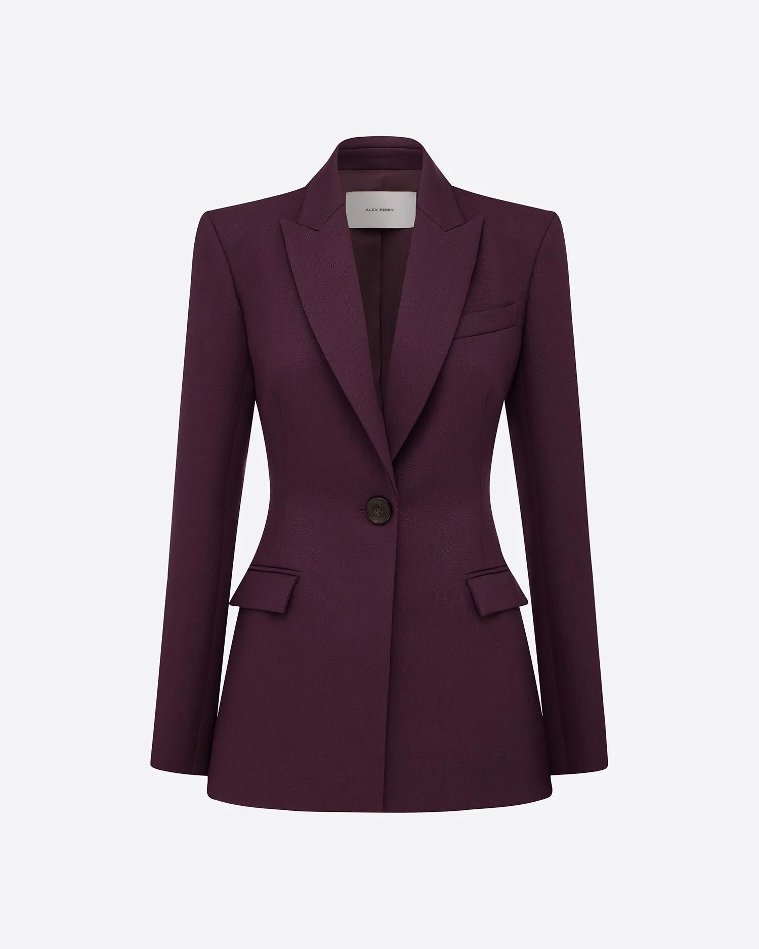 Single Breasted Contour Blazer in Wool Suiting sold by Alex Perry product image thumbnail 3