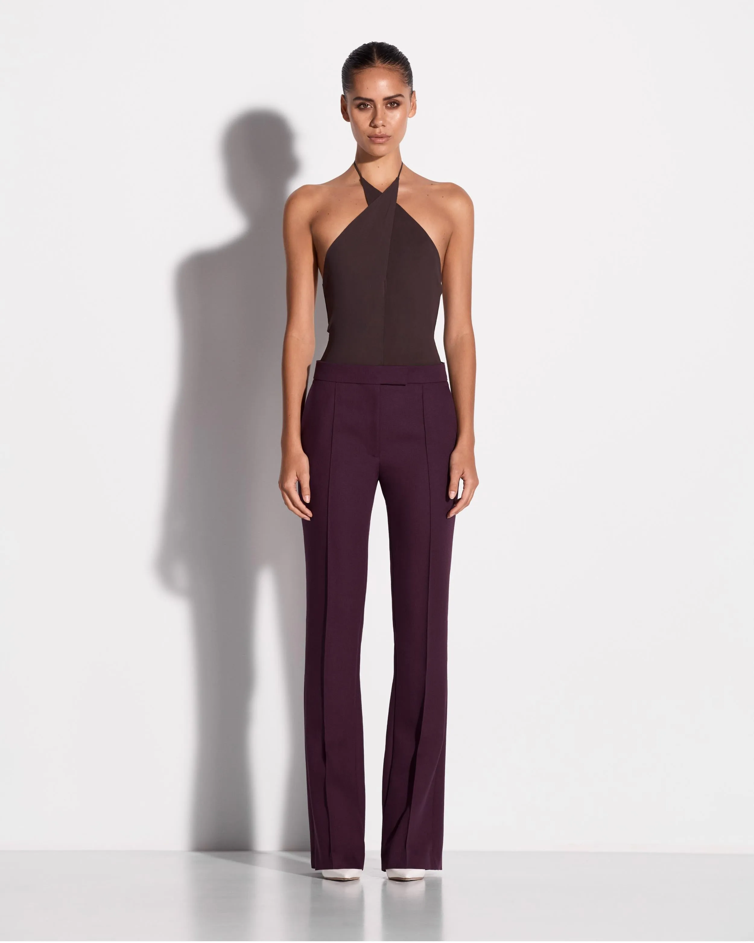 Flare Trouser in Wool Suiting sold by Alex Perry